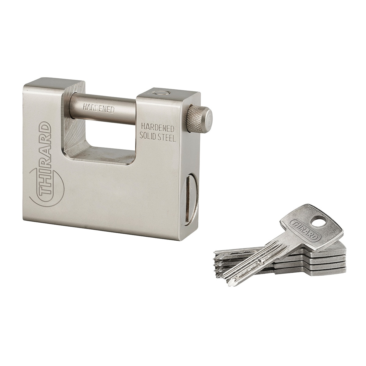 Cadeado Aço Thor - 84 mm Níquel-1