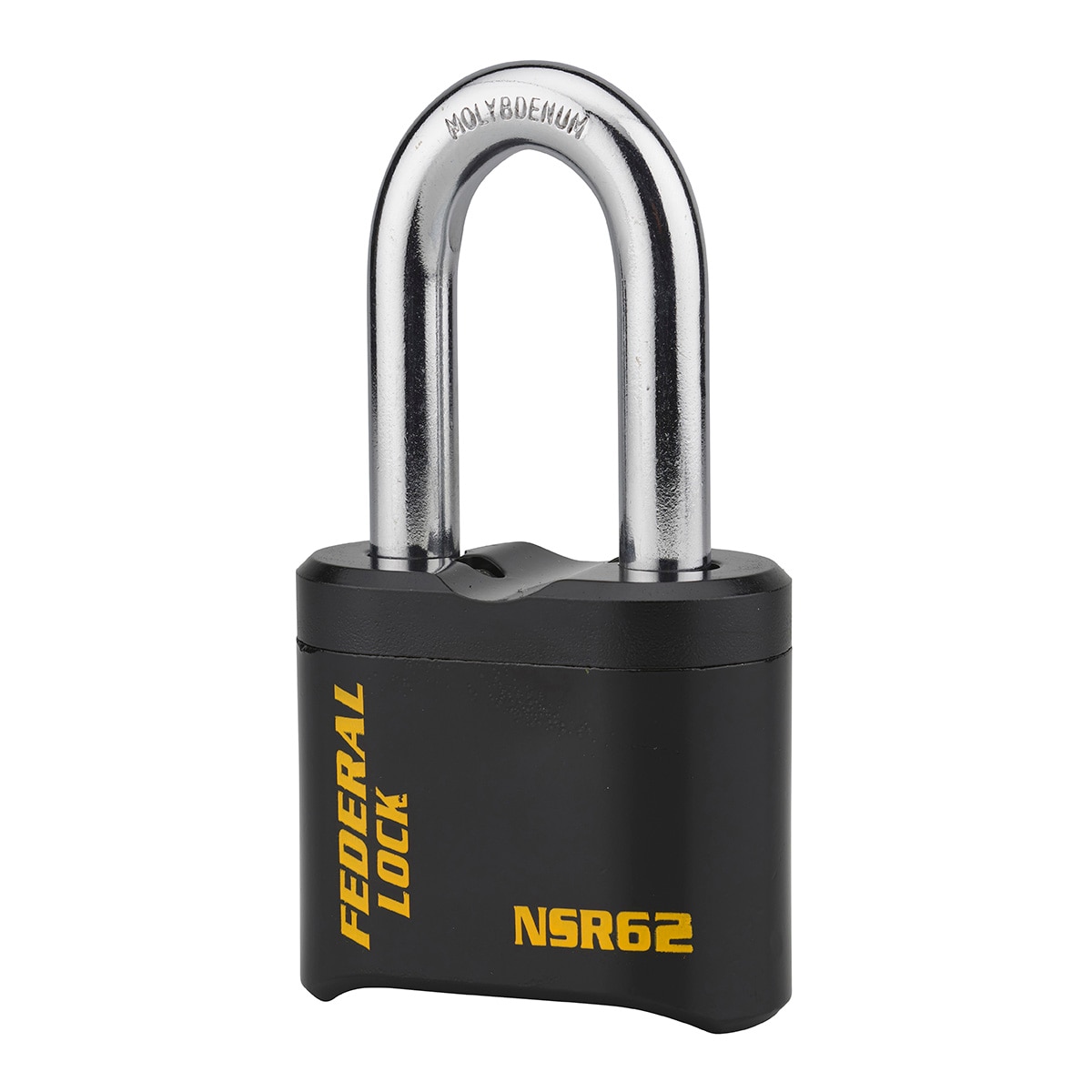 Imagen 0 de Candado Acero Federal SRH 60 mm Arco Alto Combinación Modificable