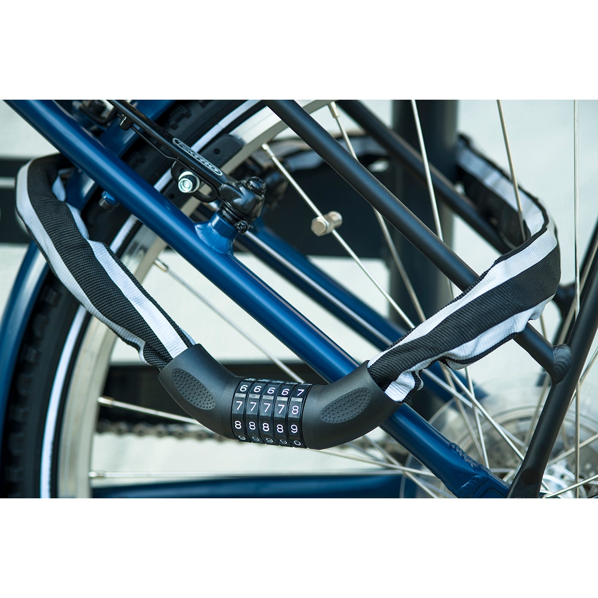 Cadena Antirrobo de Acero Bike Ø 6 mm con Combinación Modificable Negro / Gris-2