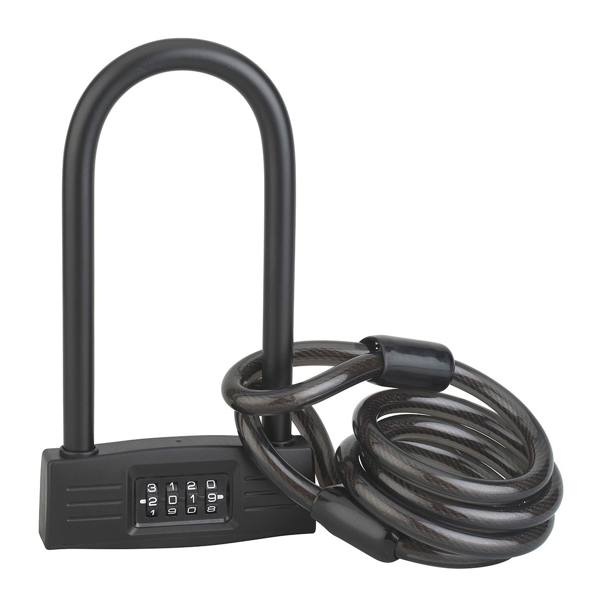 Imagem 0 de Cabo Antirroubo de Aço Ø 12 mm + Cadeado com Combinação