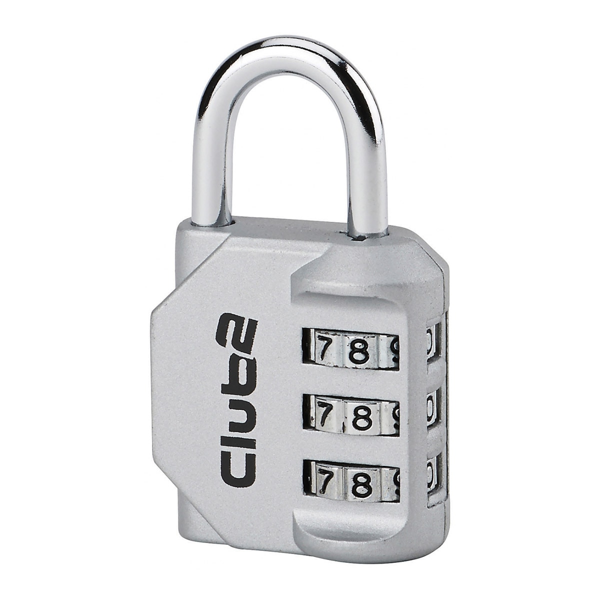 Candado Combinación Club 3D 30 mm Plata-1