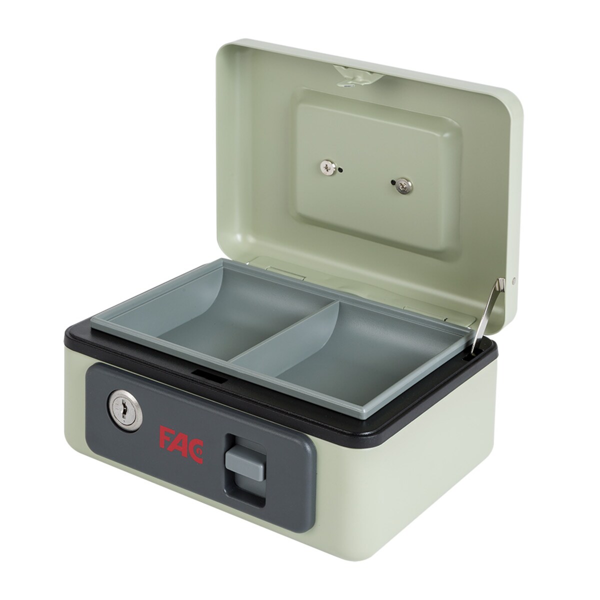 Caja Caudales Llave + Pulsador B-3 2 l Blanco-2