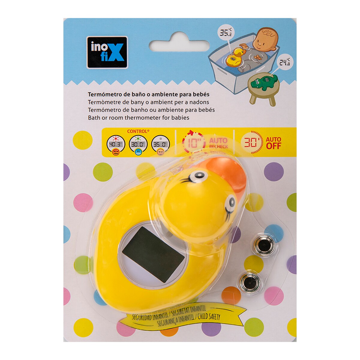 Termómetro digital patito Amarillo-2