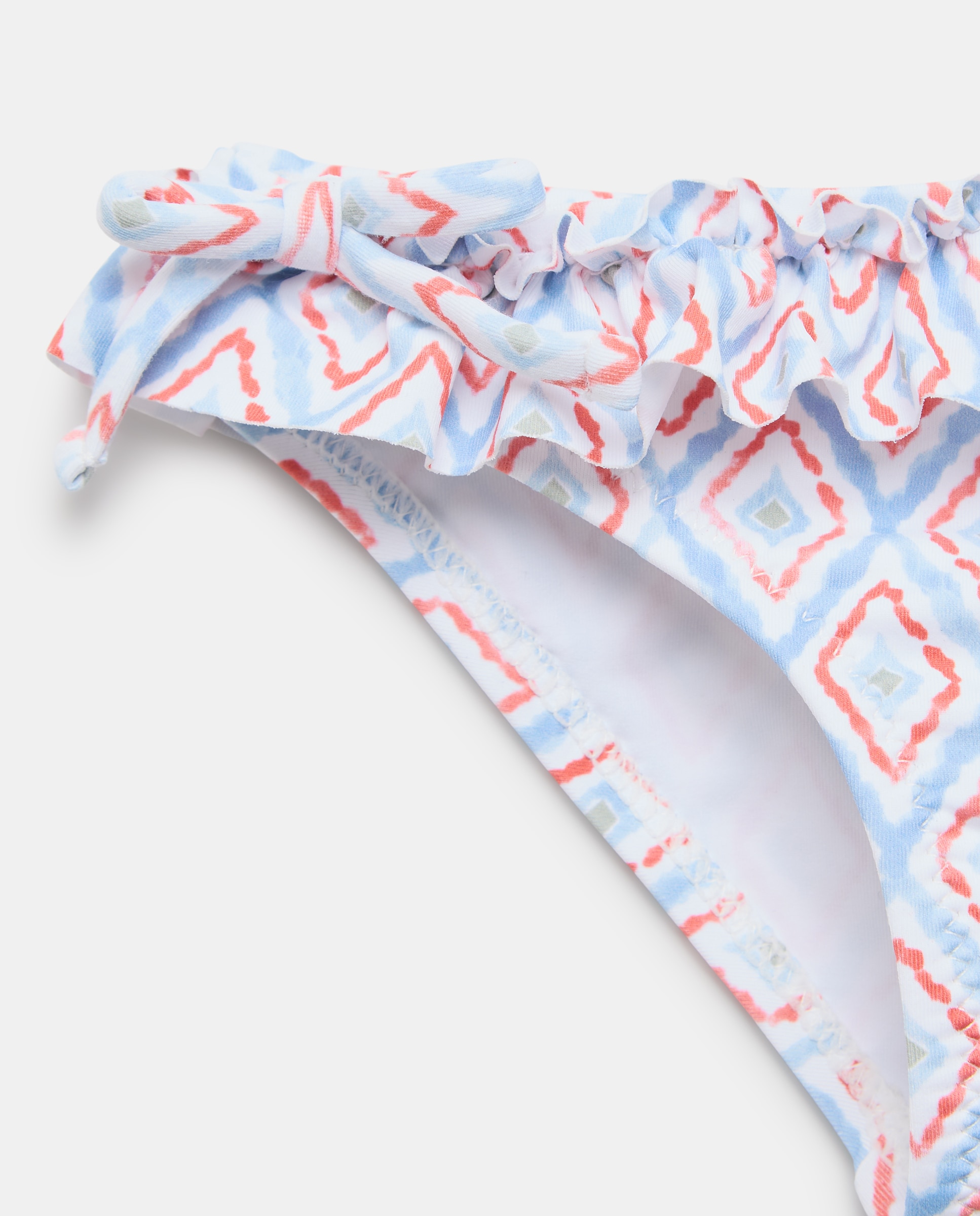 Cueca de Banho Ikat de Bebé - Azul Azul-marinho-3