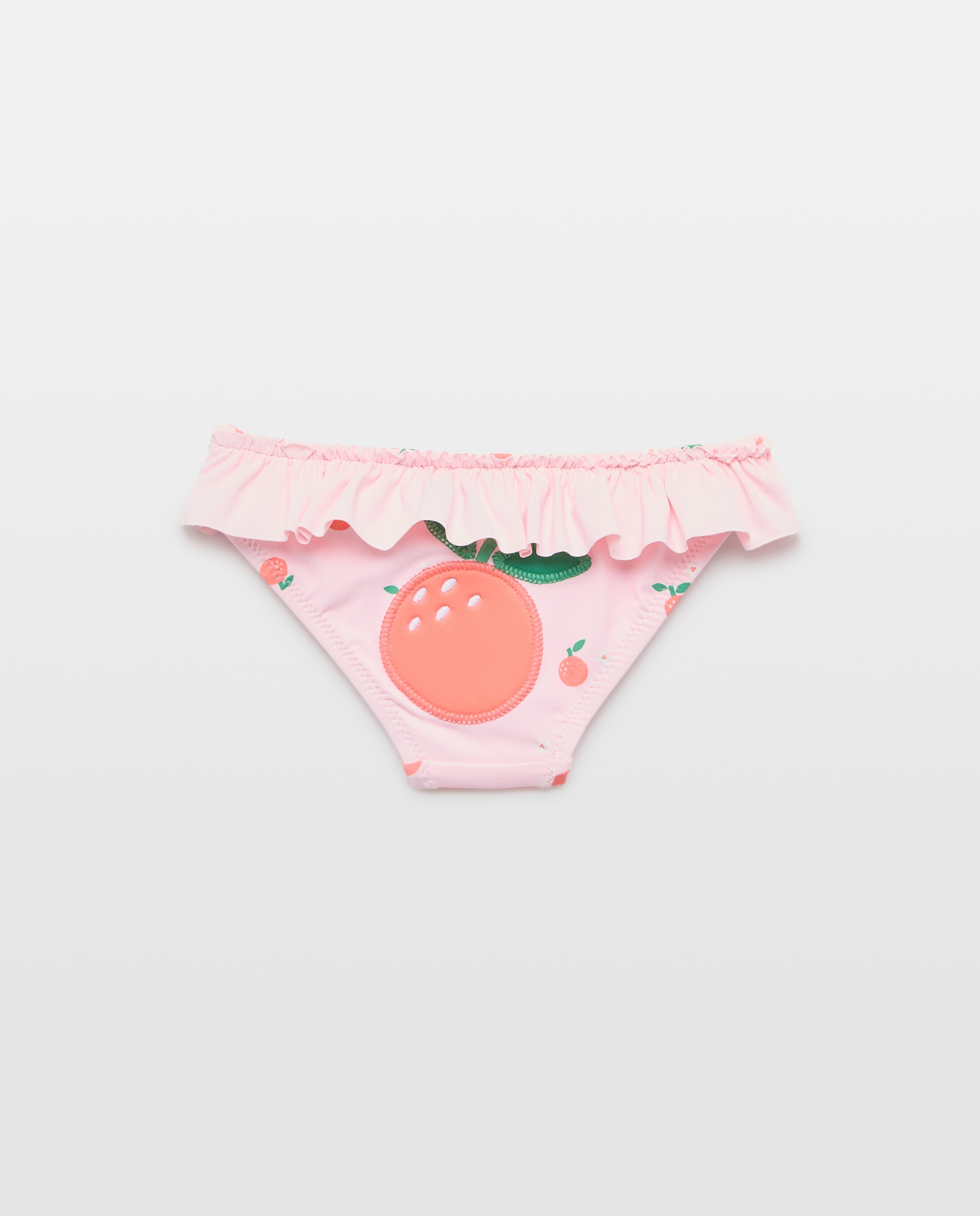 Cueca de Banho de Bebé com Fantasia Rosa-2