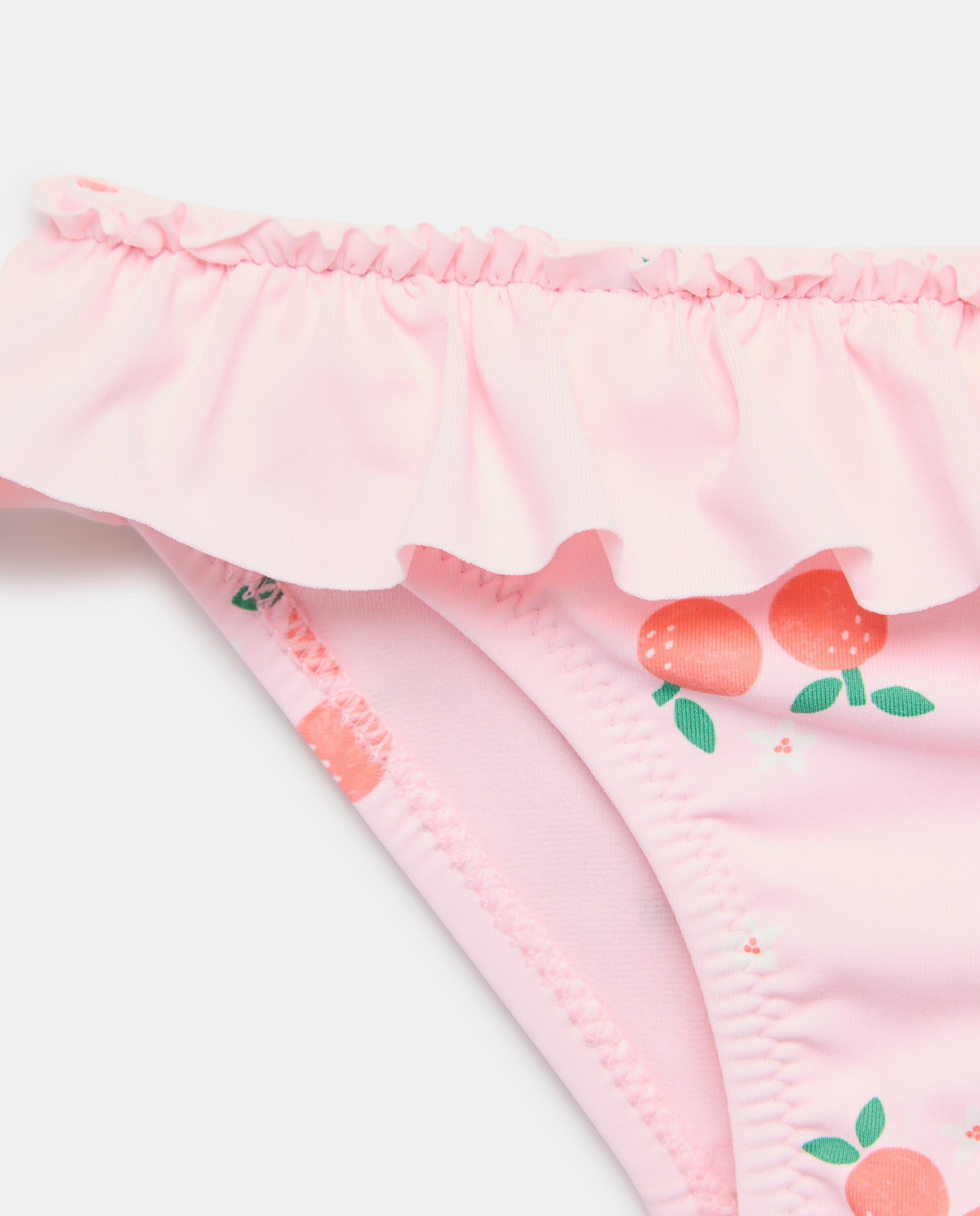 Cueca de Banho de Bebé com Fantasia Rosa-3