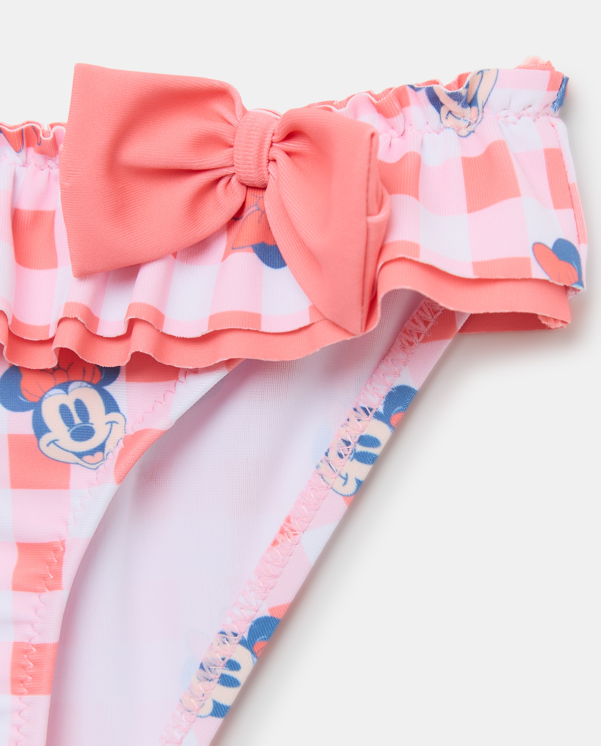 Cueca de Banho Minnie de Bebé Rosa-3