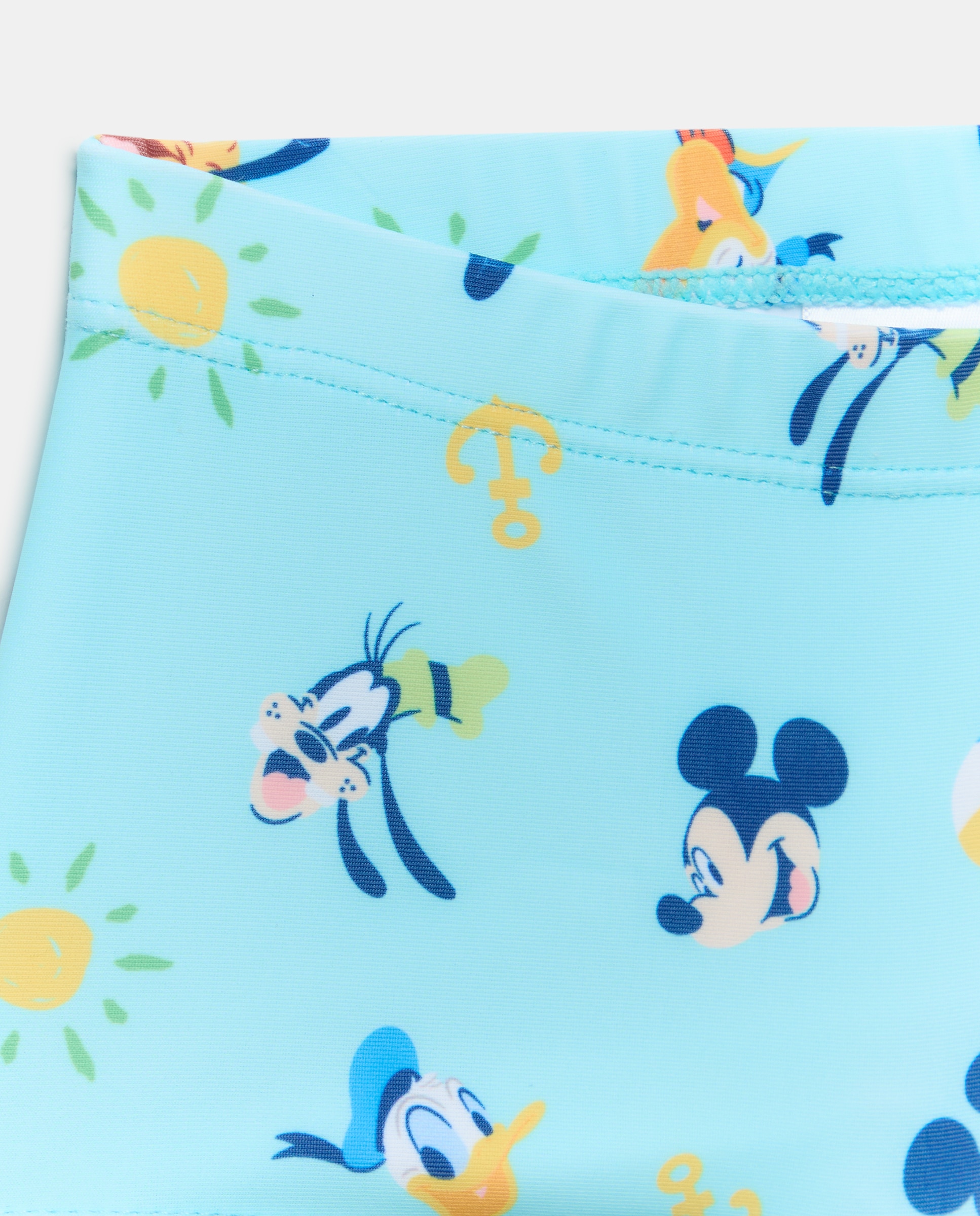 Conjunto de Bebé em Tecido Turco com Estampado Mickey Friends Azul-marinho-3