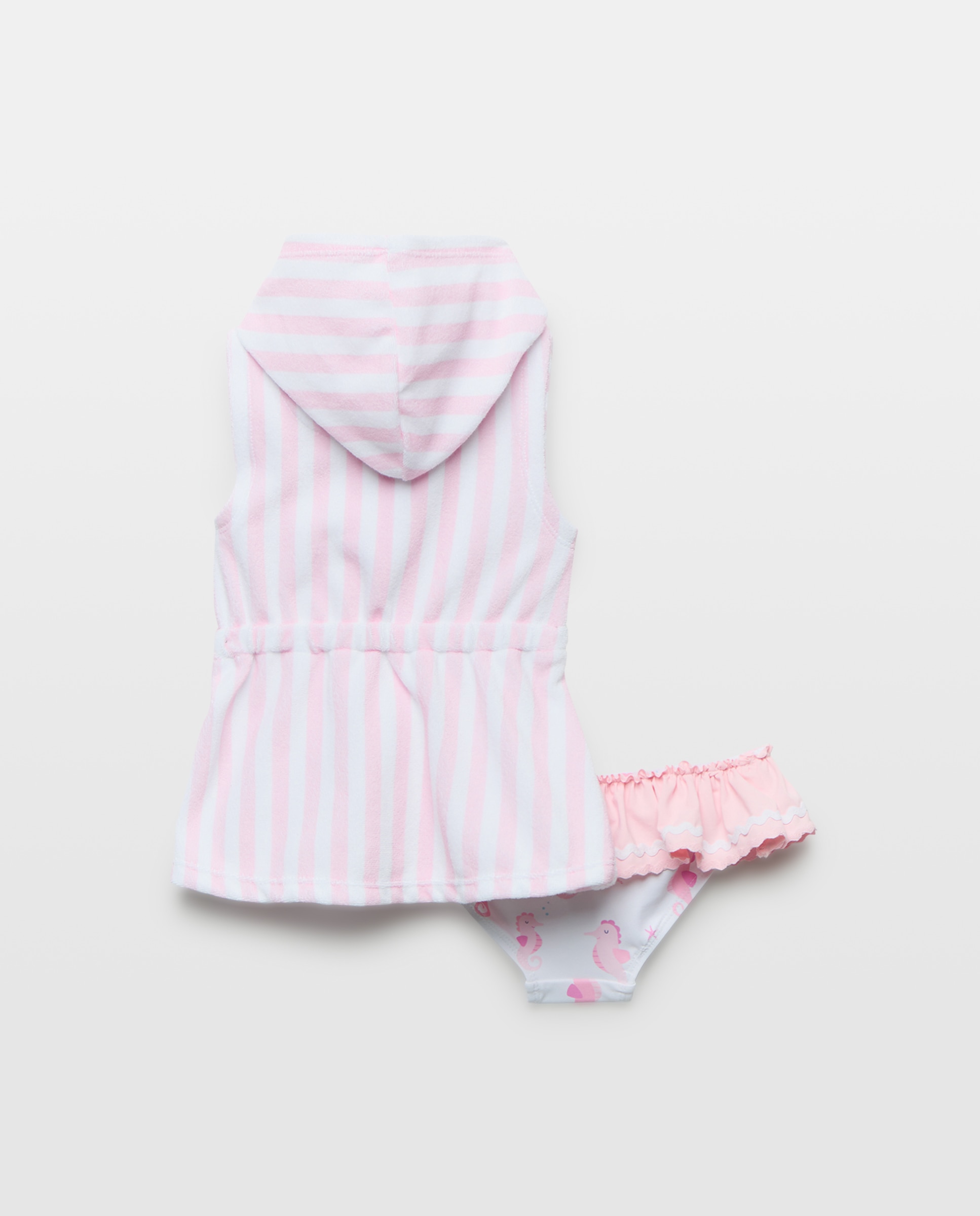 Conjunto de bebé niña rizo con caballito de mar - Baby El Corte Inglés - Rosa Rosa-2