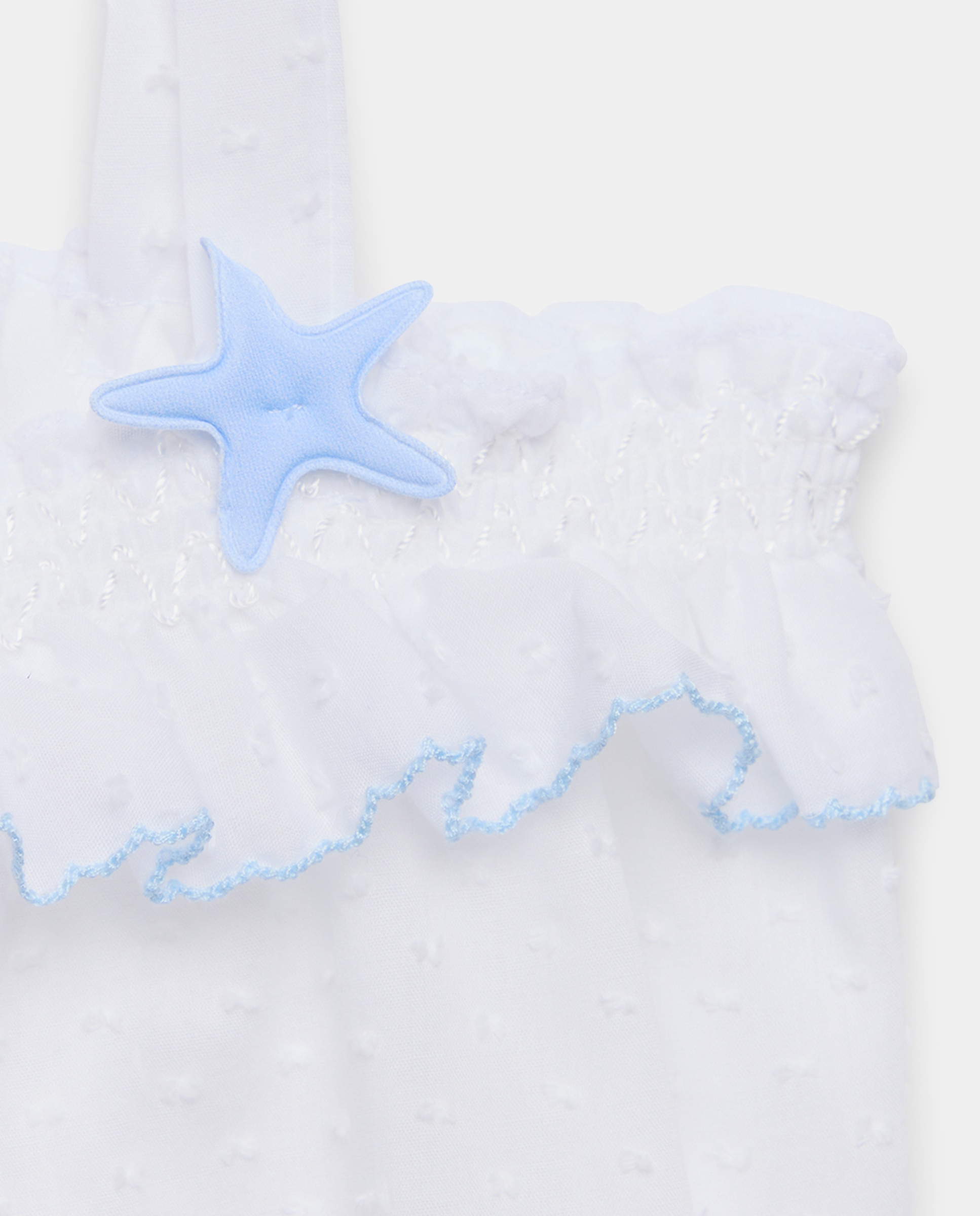 Conjunto de bebé niña con bordado de estrella - Baby El Corte Inglés - Azul Azul-3