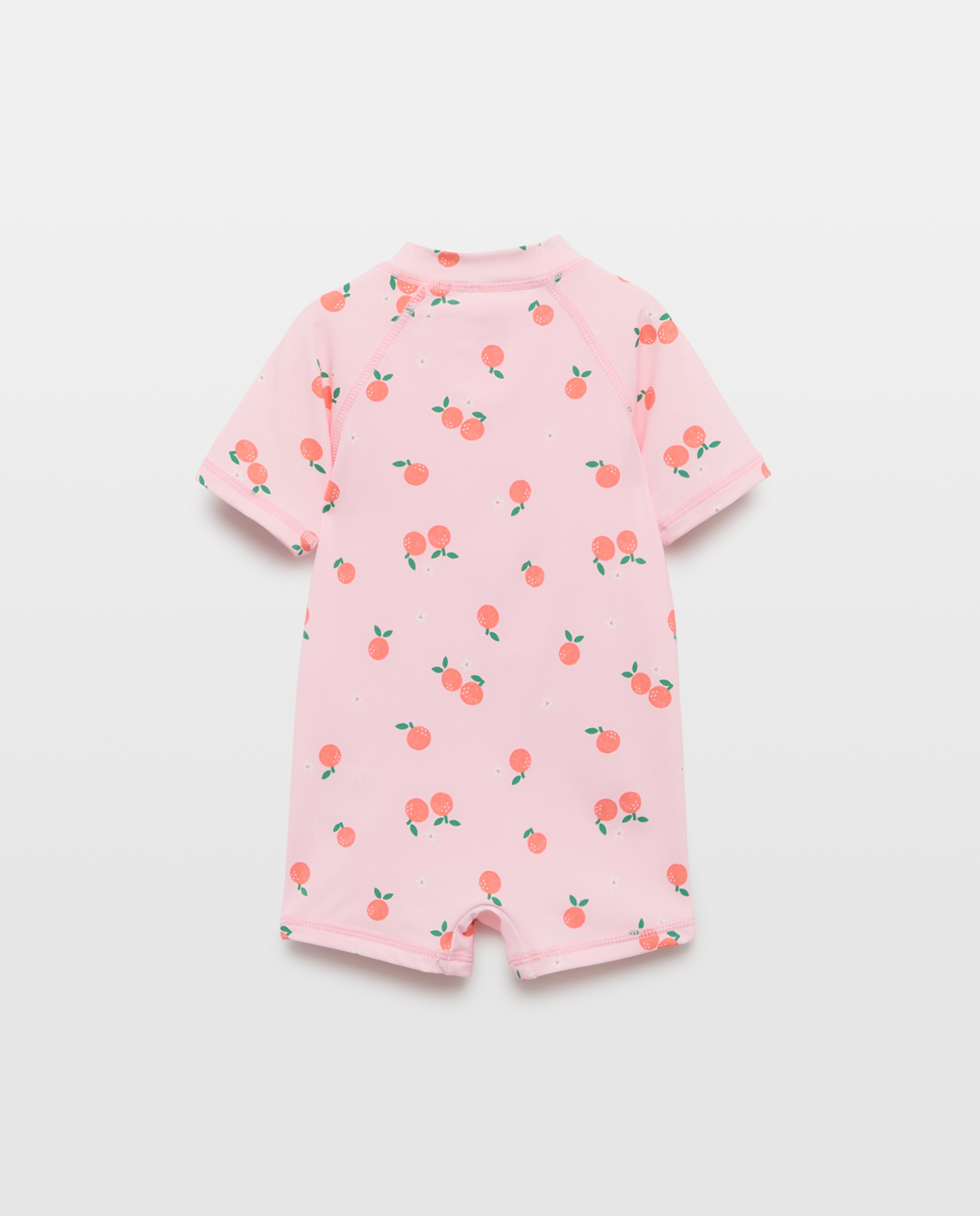 Macacão de Banho UPF50+ de Bebé com Desenhos de Laranjas Baby El Corte Inglés Rosa-2