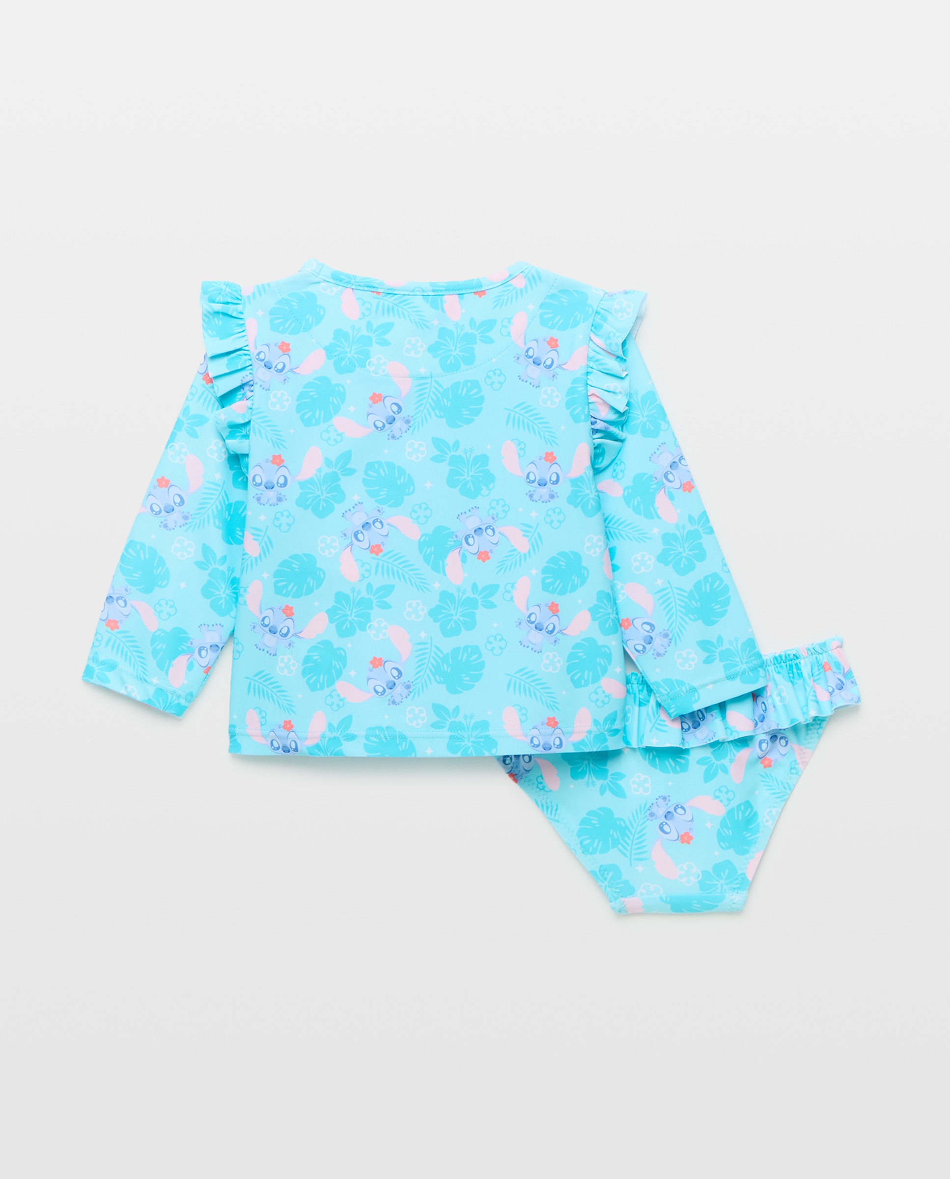 Conjunto de Bebé upf50+ com Estampado Stitch Baby El Corte Inglés Branco-2