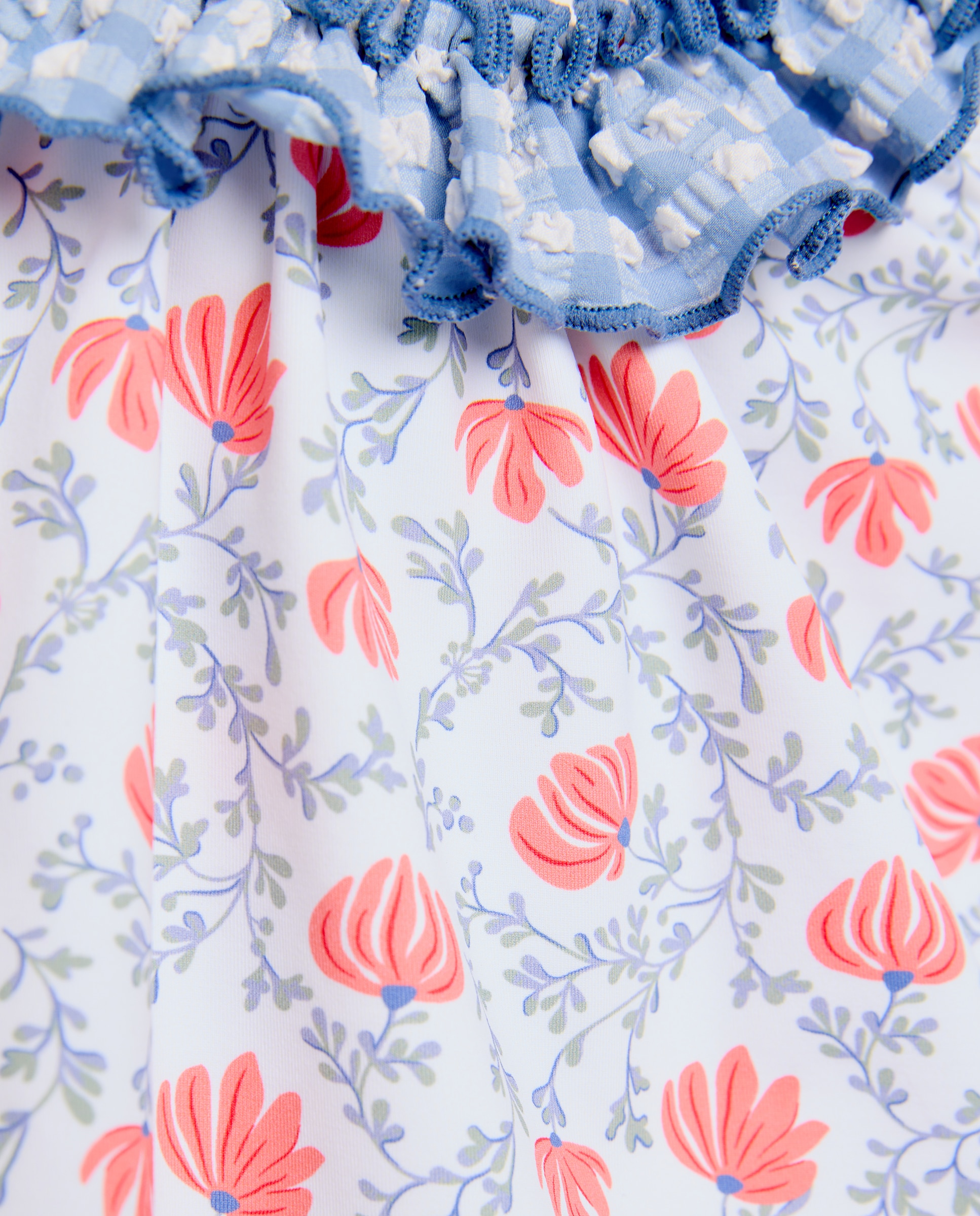 Conjunto Garden de Bebé com Estampado Floral Coconut El Corte Inglés Branco-3