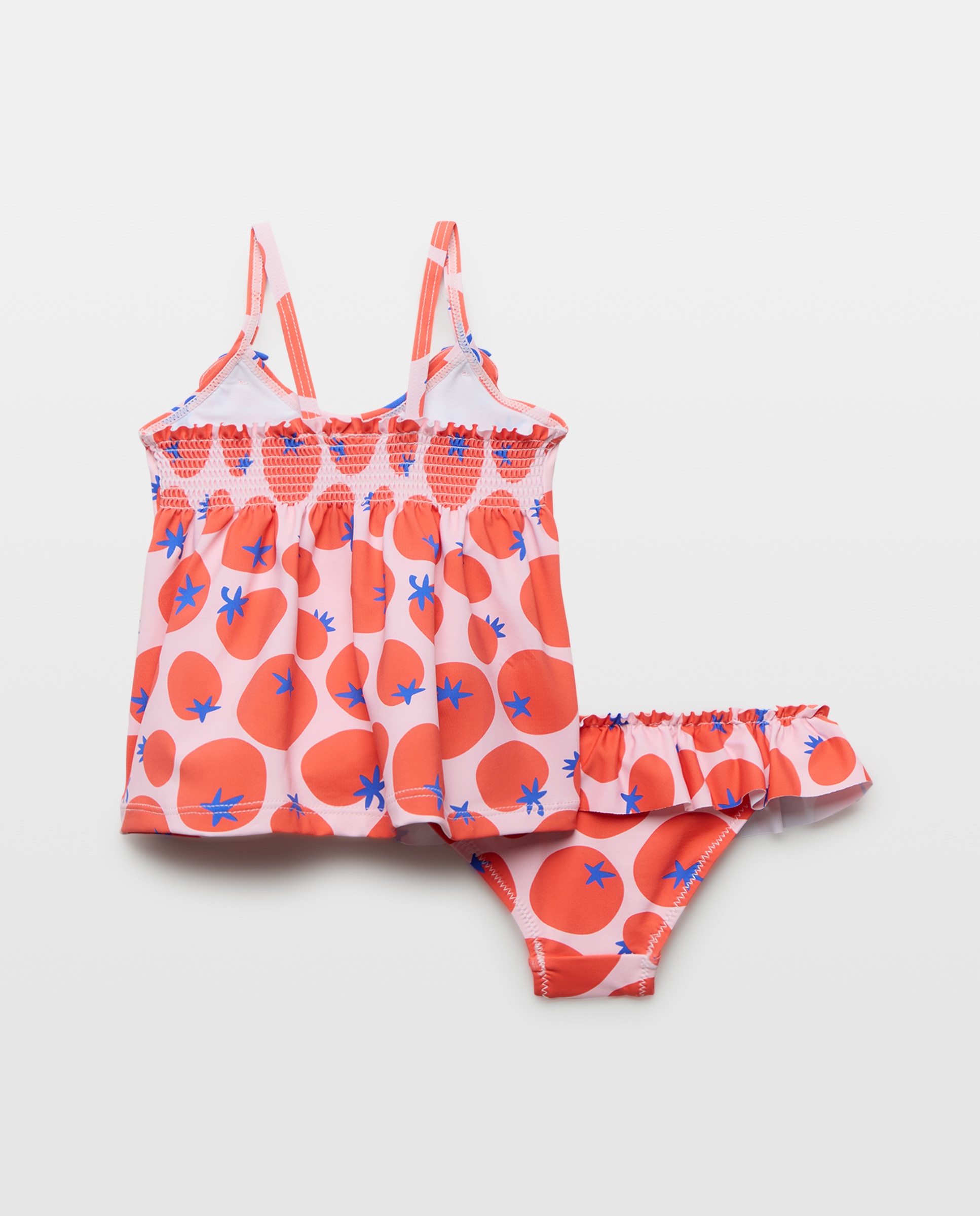 Conjunto de Bebé às Cores com Tomates Rosa-2