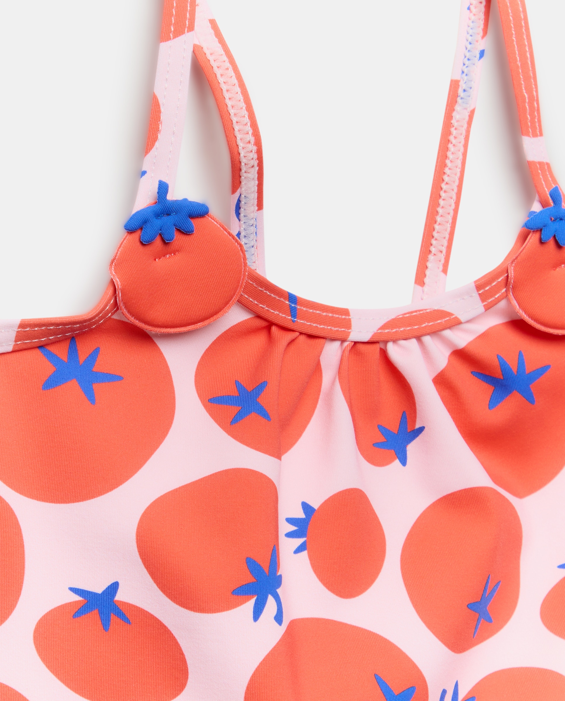 Conjunto de Bebé às Cores com Tomates Rosa-3