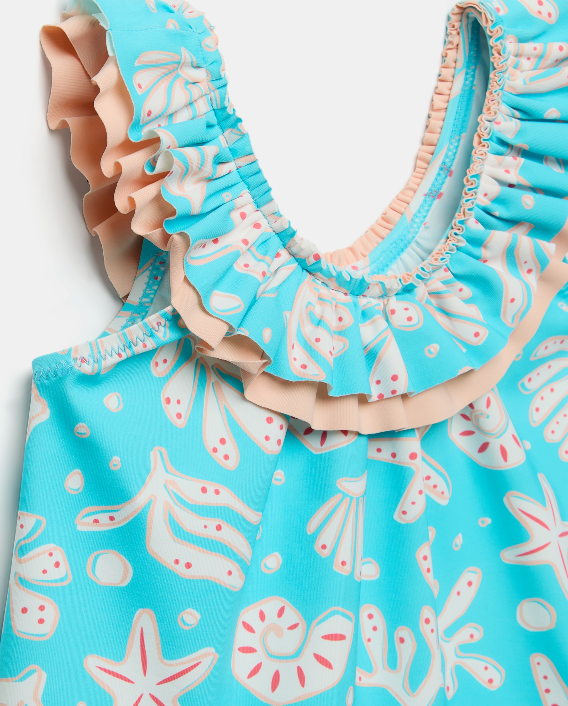 Conjunto de Bebé às Cores com Conchas de Perfil Verde-3