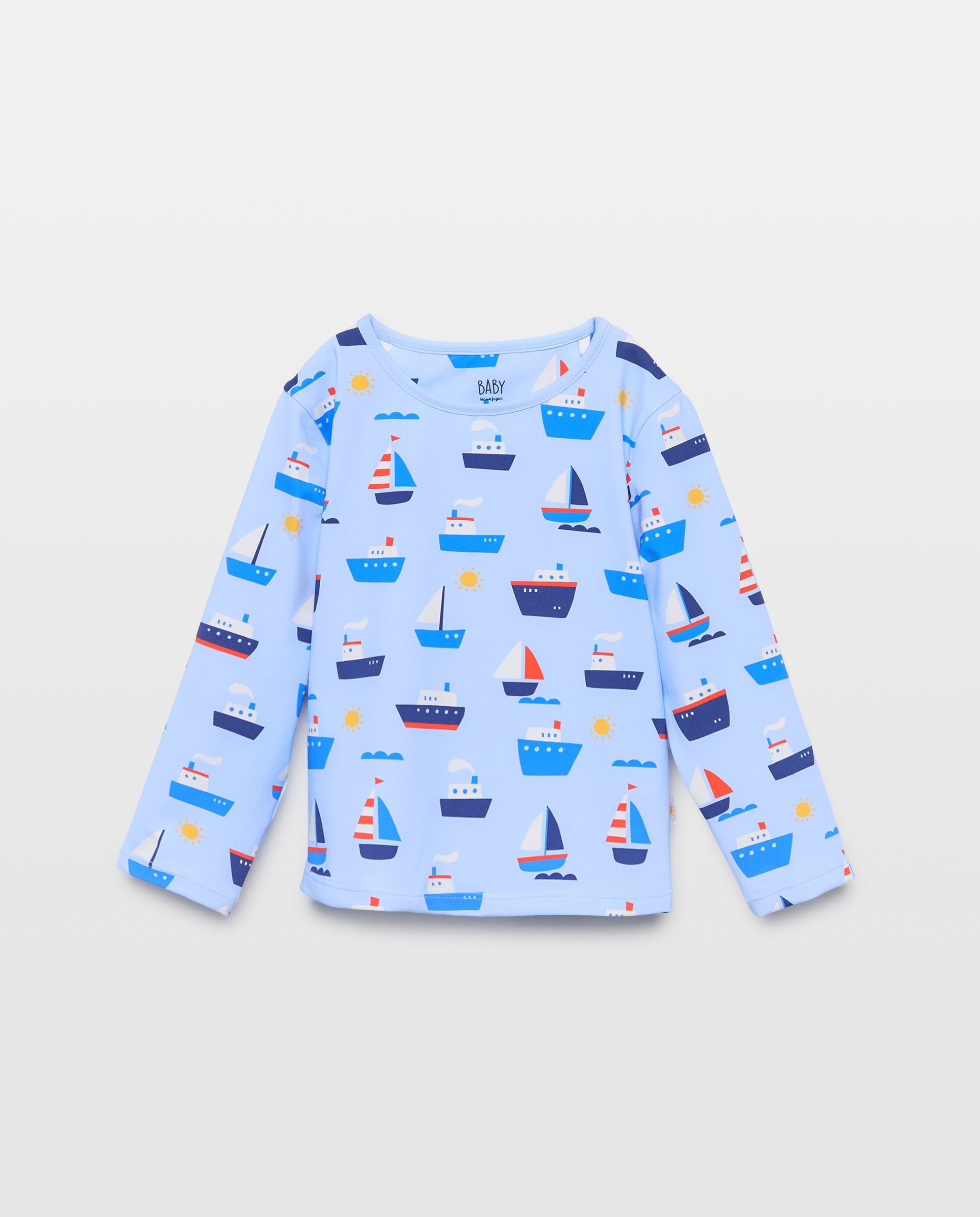 Imagem 0 de T-shirt UPF50+ de Bebé com Estampado de Barco