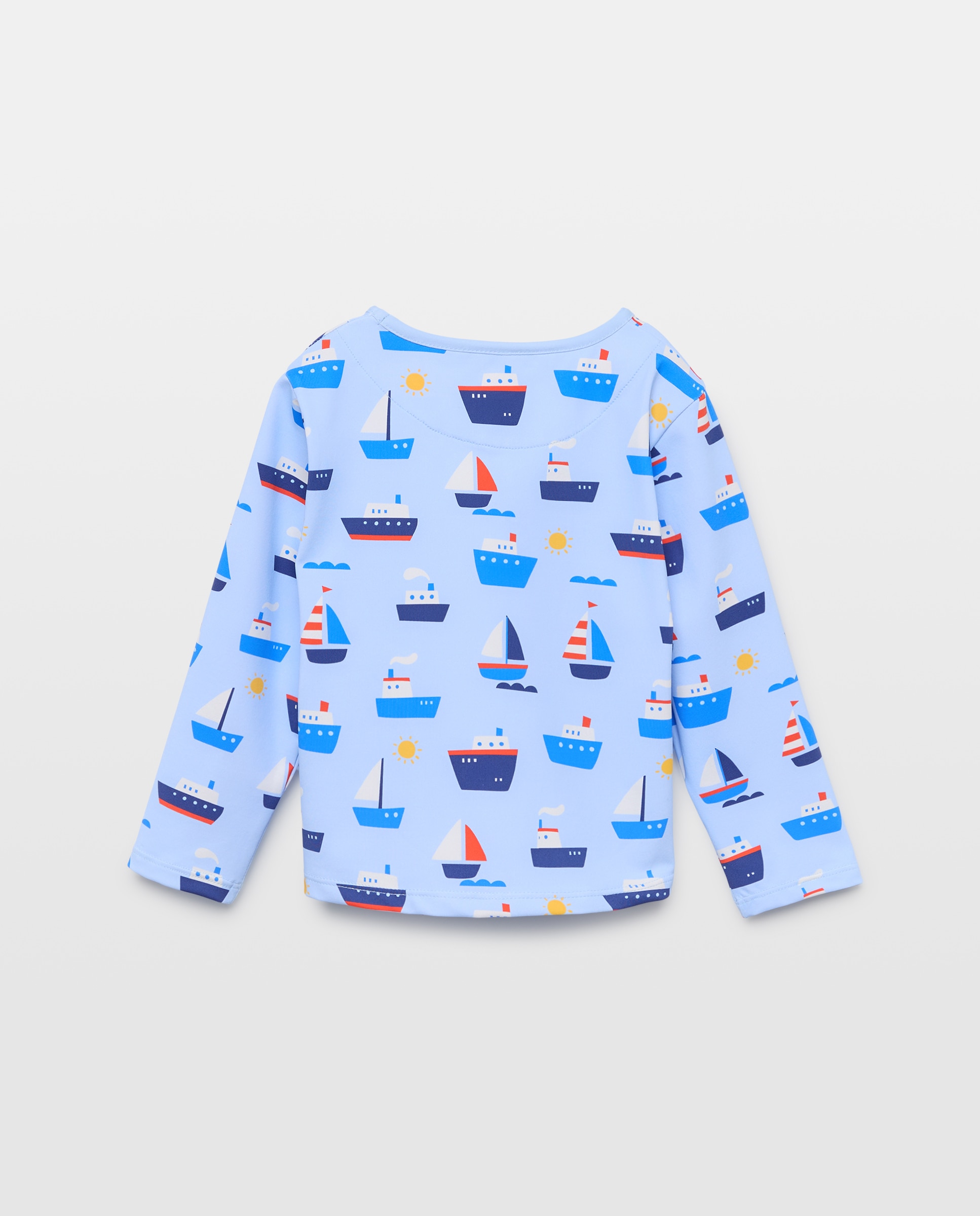 T-shirt UPF50+ de Bebé com Estampado de Barco Baby El Corte Inglés Azul-2