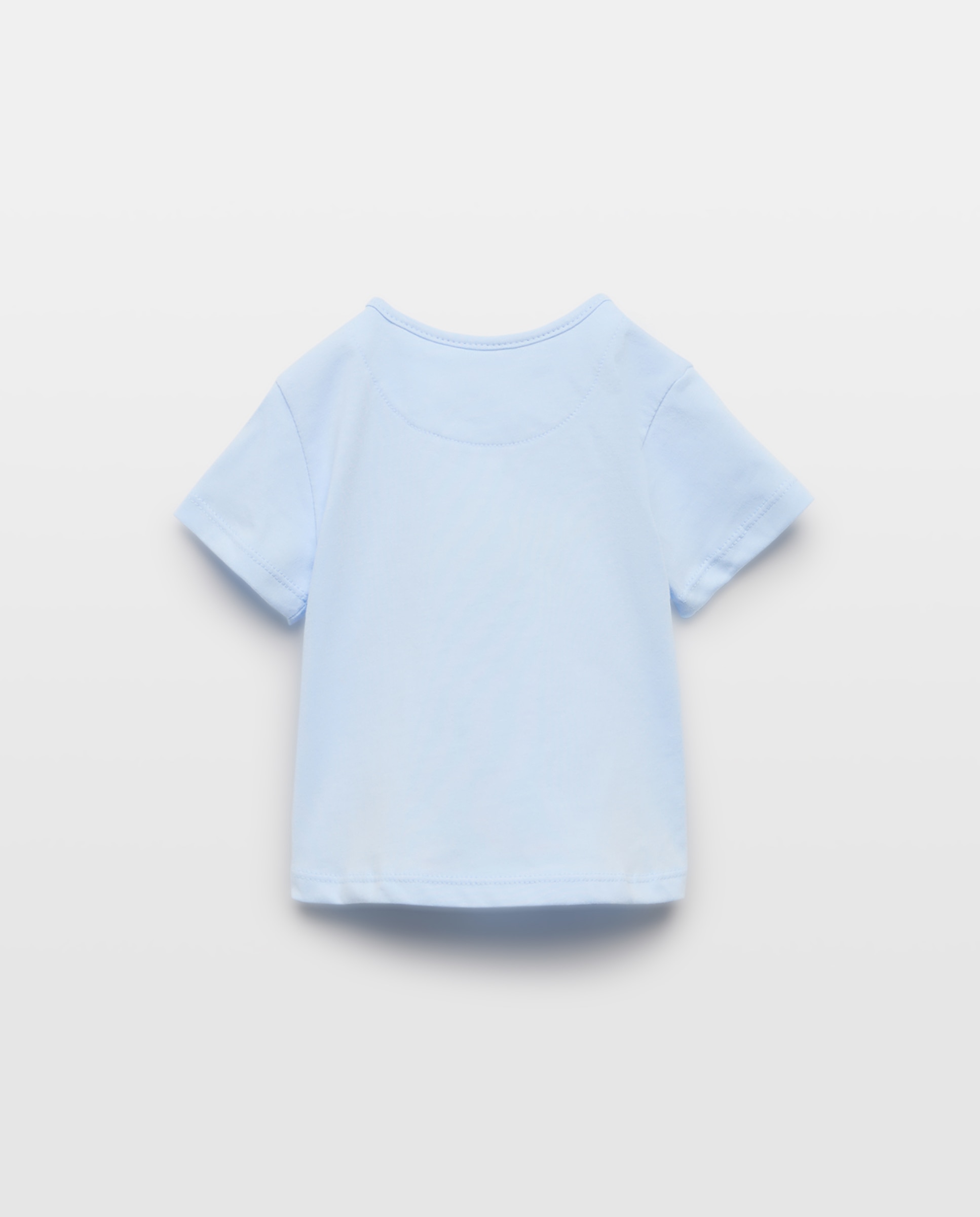 T-shirt de Bebé com Estampado de Tartaruga Branco-2