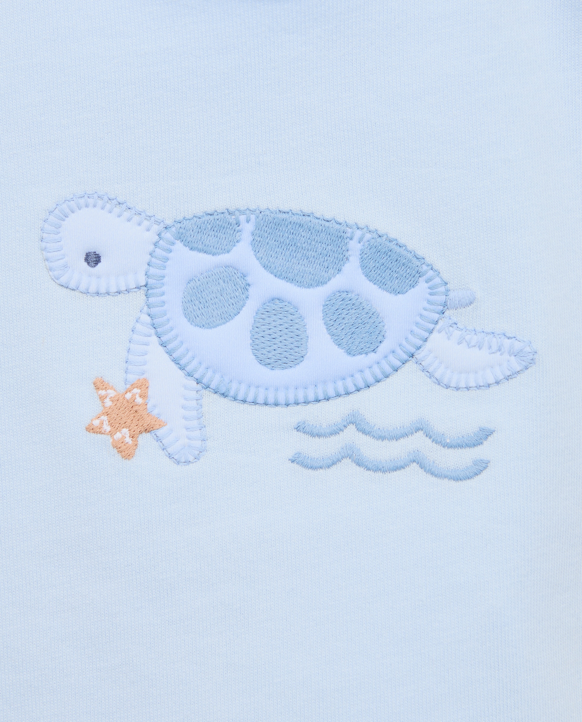 T-shirt de Bebé com Estampado de Tartaruga Branco-3