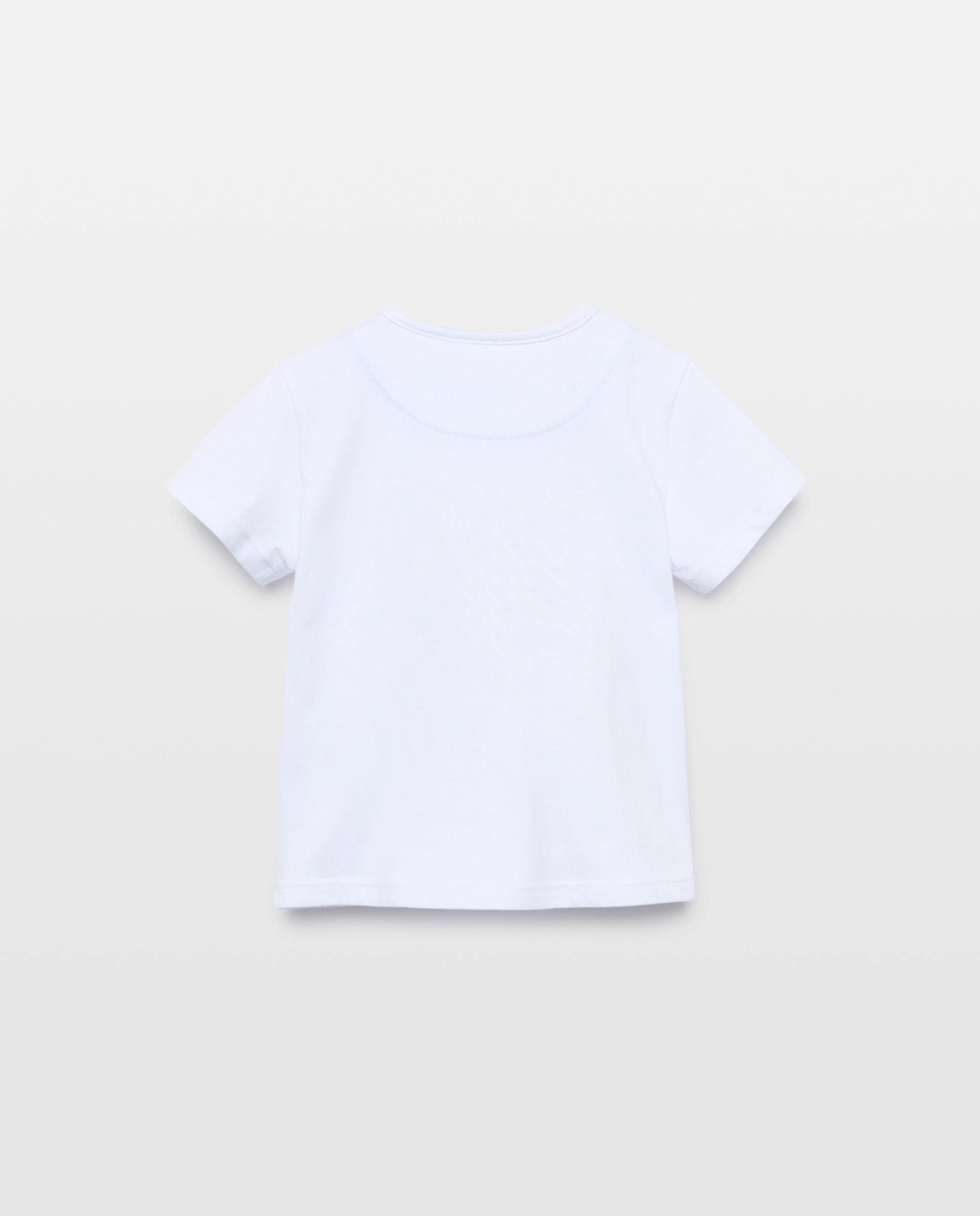 T-shirt de Bebé com Estampado de Barco Branco-2