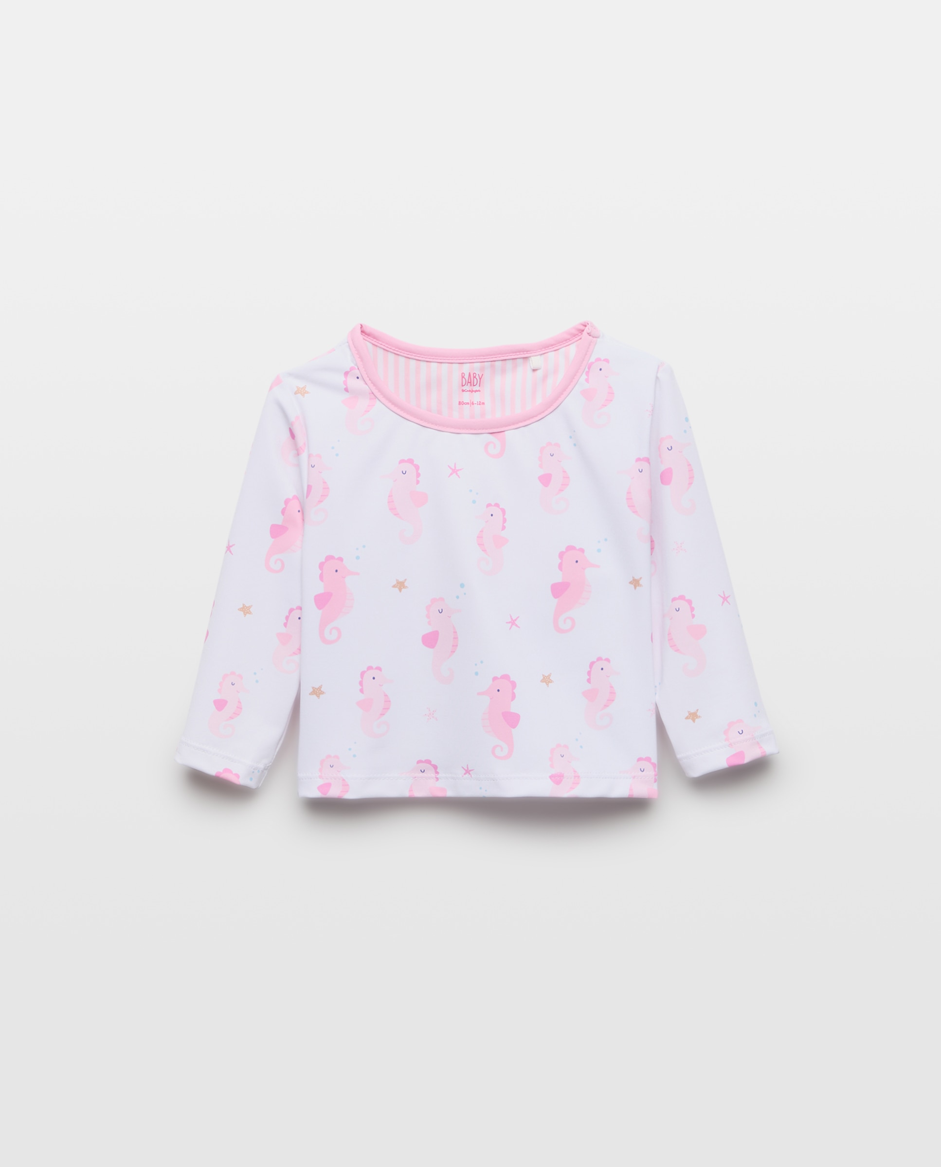 Imagem 0 de T-shirt UPF50+ de Bebé com Estampado de Cavalo-Marinho