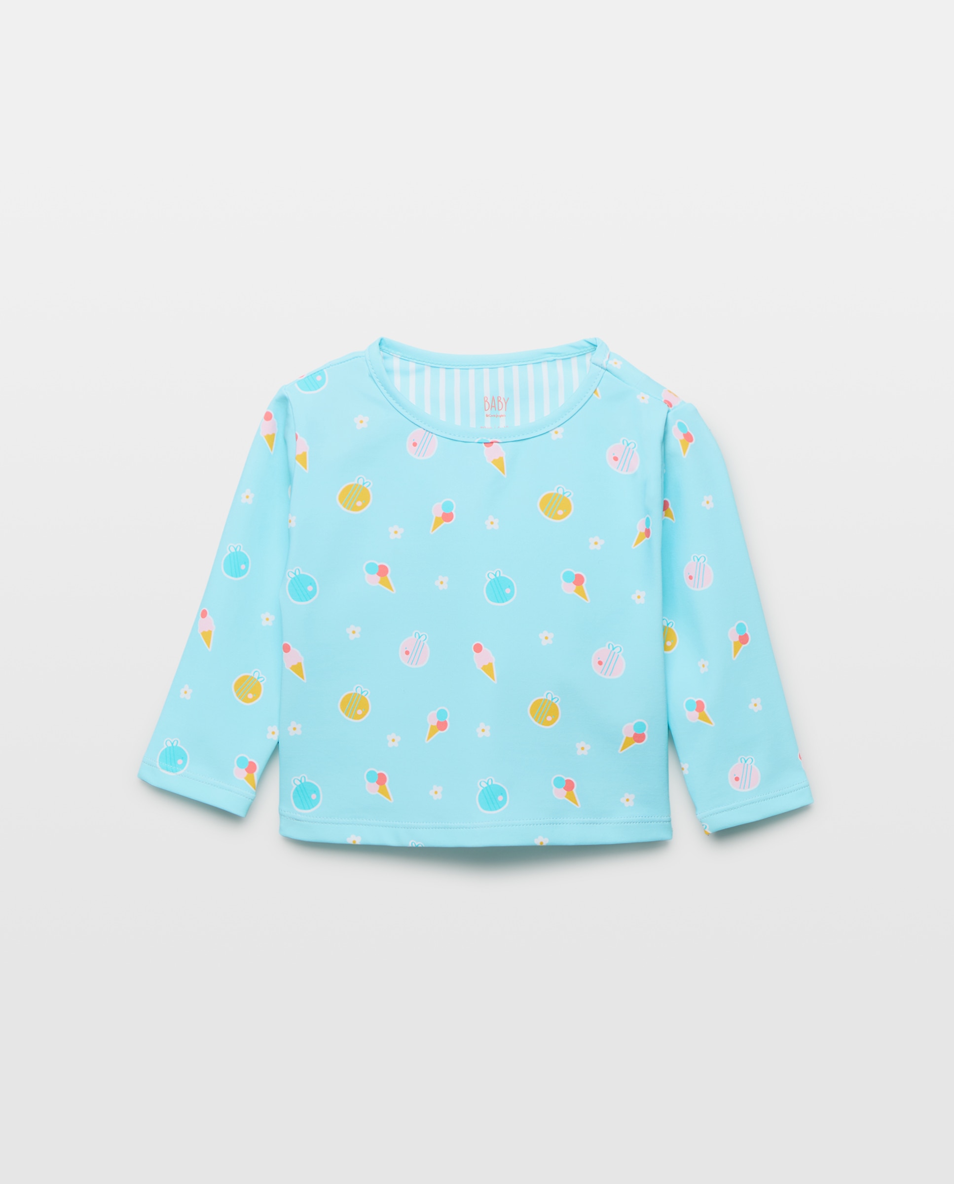 Imagem 0 de T-shirt de Banho de Bebé UPF50+ com Desenhos