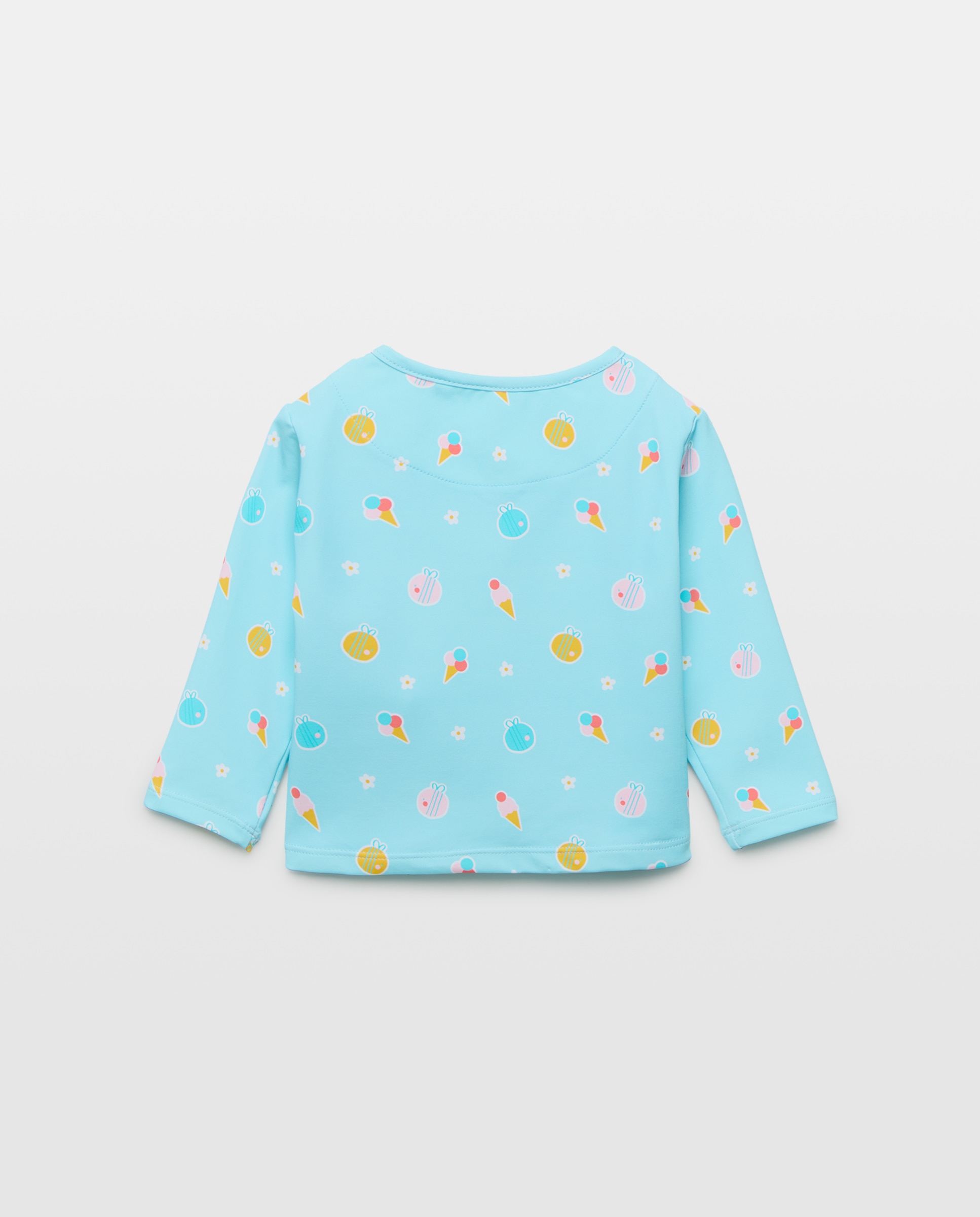 T-shirt de Banho de Bebé UPF50+ com Desenhos Baby El Corte Inglés Verde-2