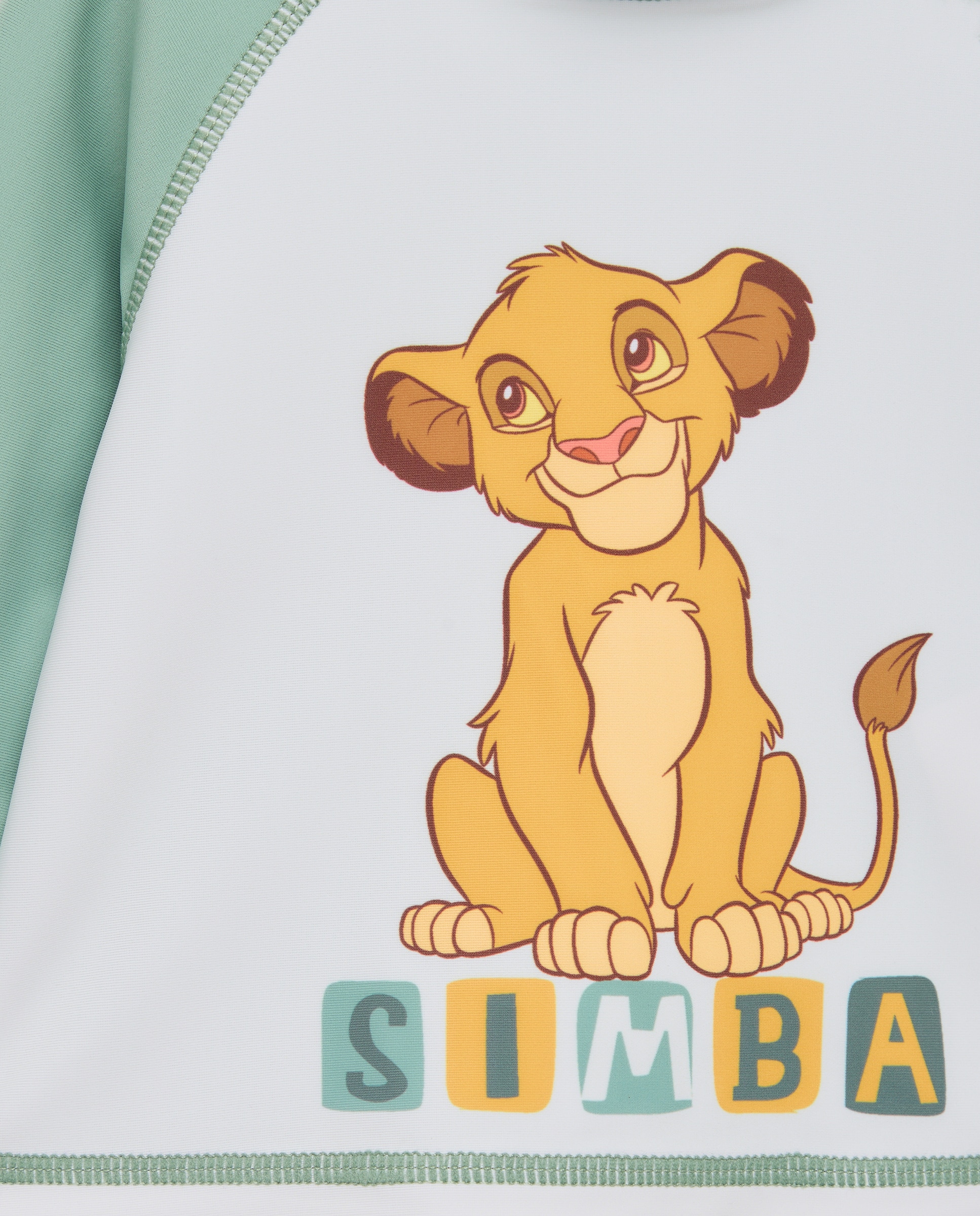 T-shirt de Bebé Licença UPF+50 O Rei Leão Baby El Corte Inglés Branco-3