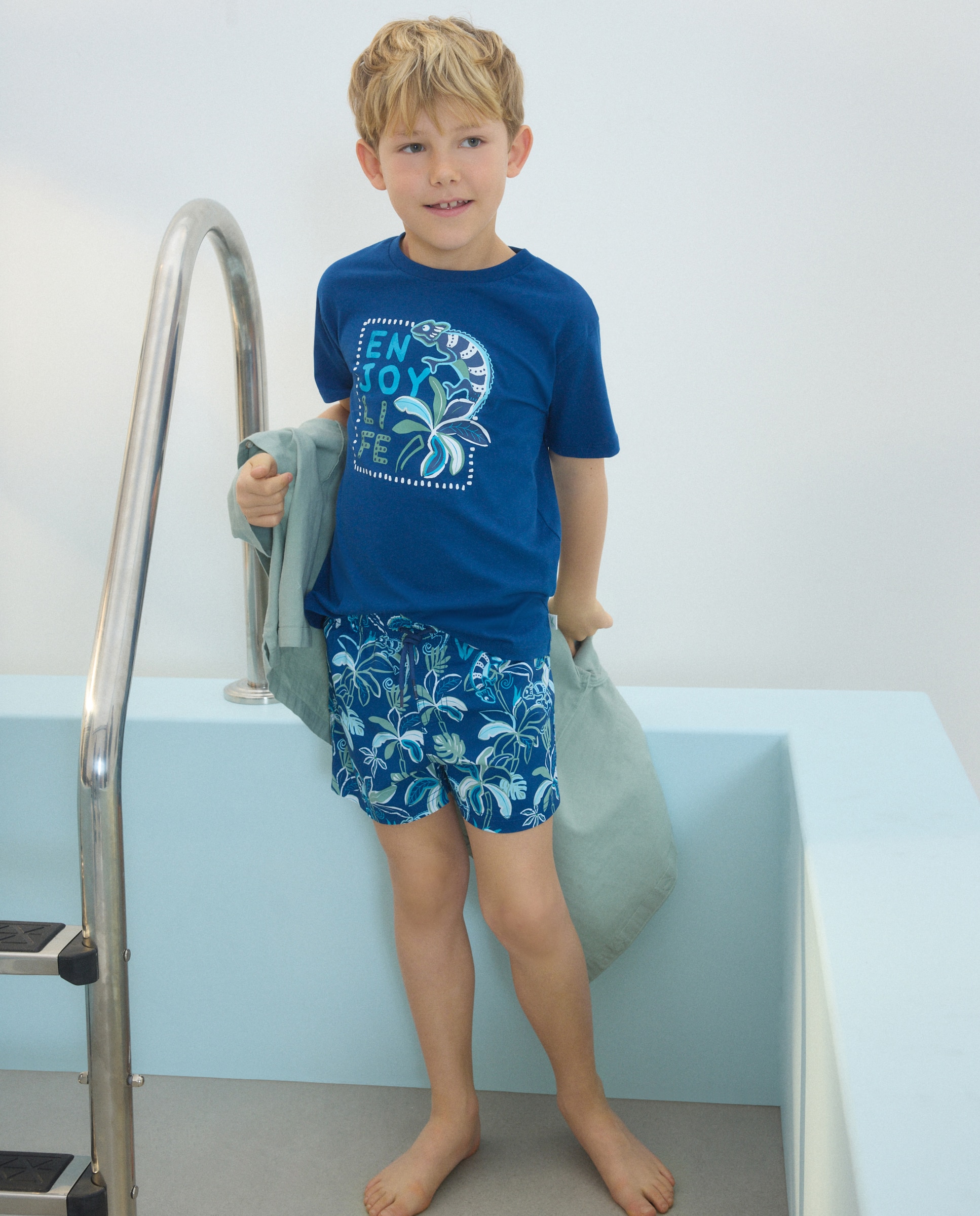 Imagem 0 de Calções de Banho com Estampados de Desenhos