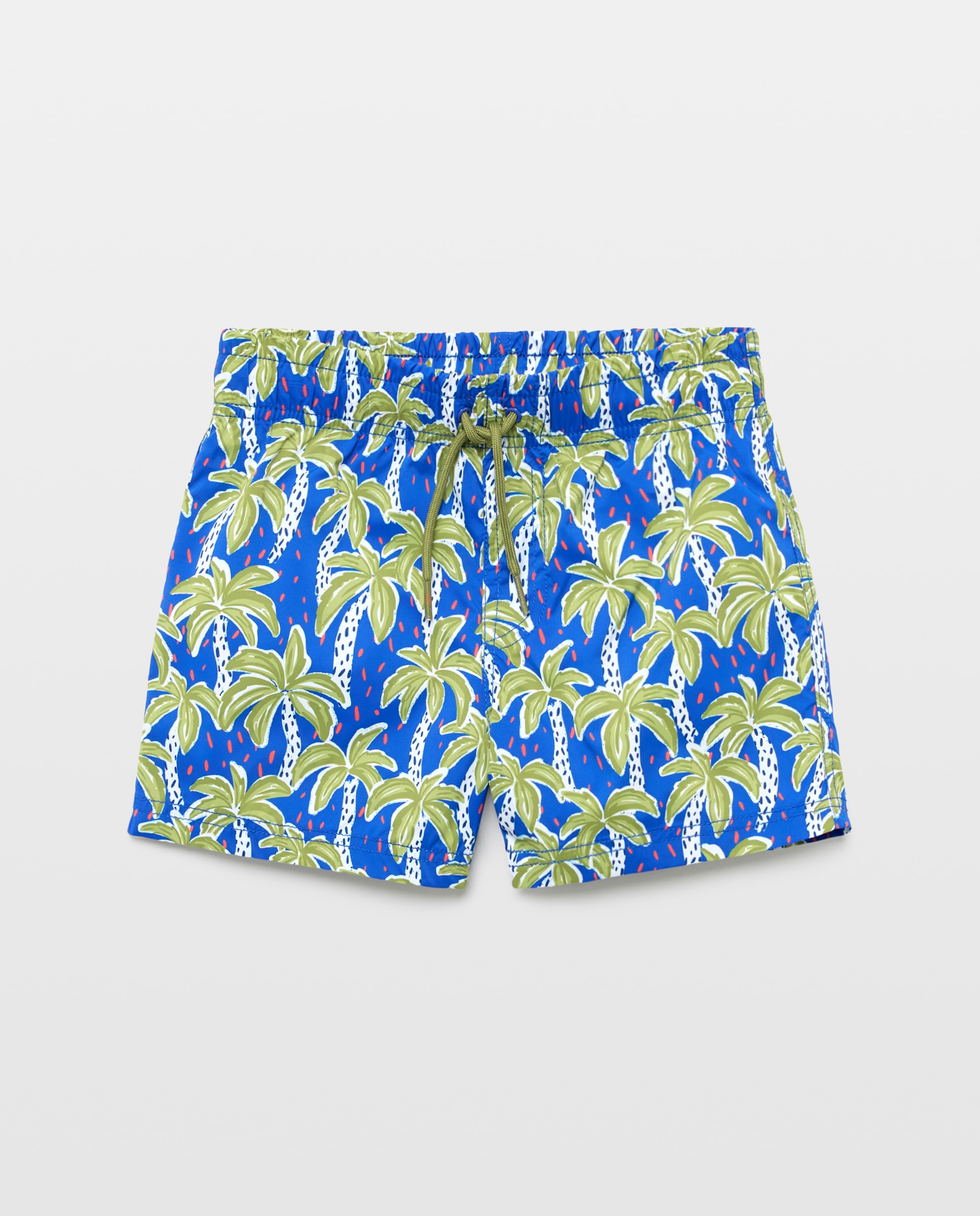 Imagem 0 de Bermudas às Cores com Palmeiras Azuis