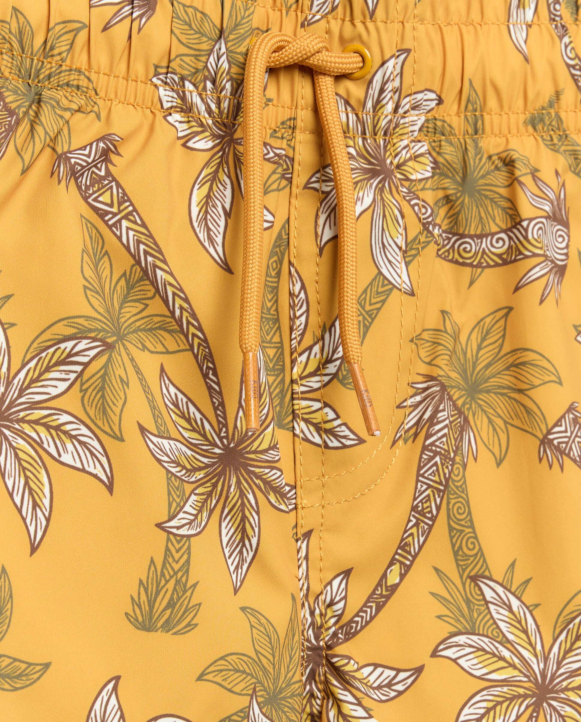 Bermudas Joy com Palmeiras Toffee Kids El Corte Inglés Amarelo-5