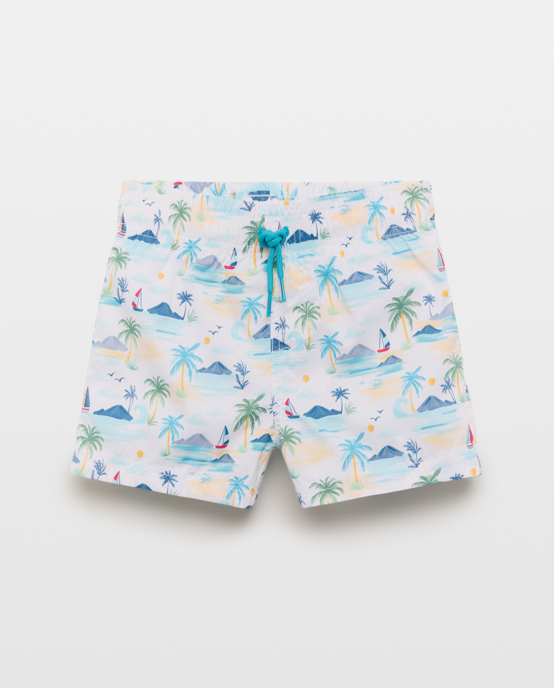 Bermudas Joy Ilhas Branco-4