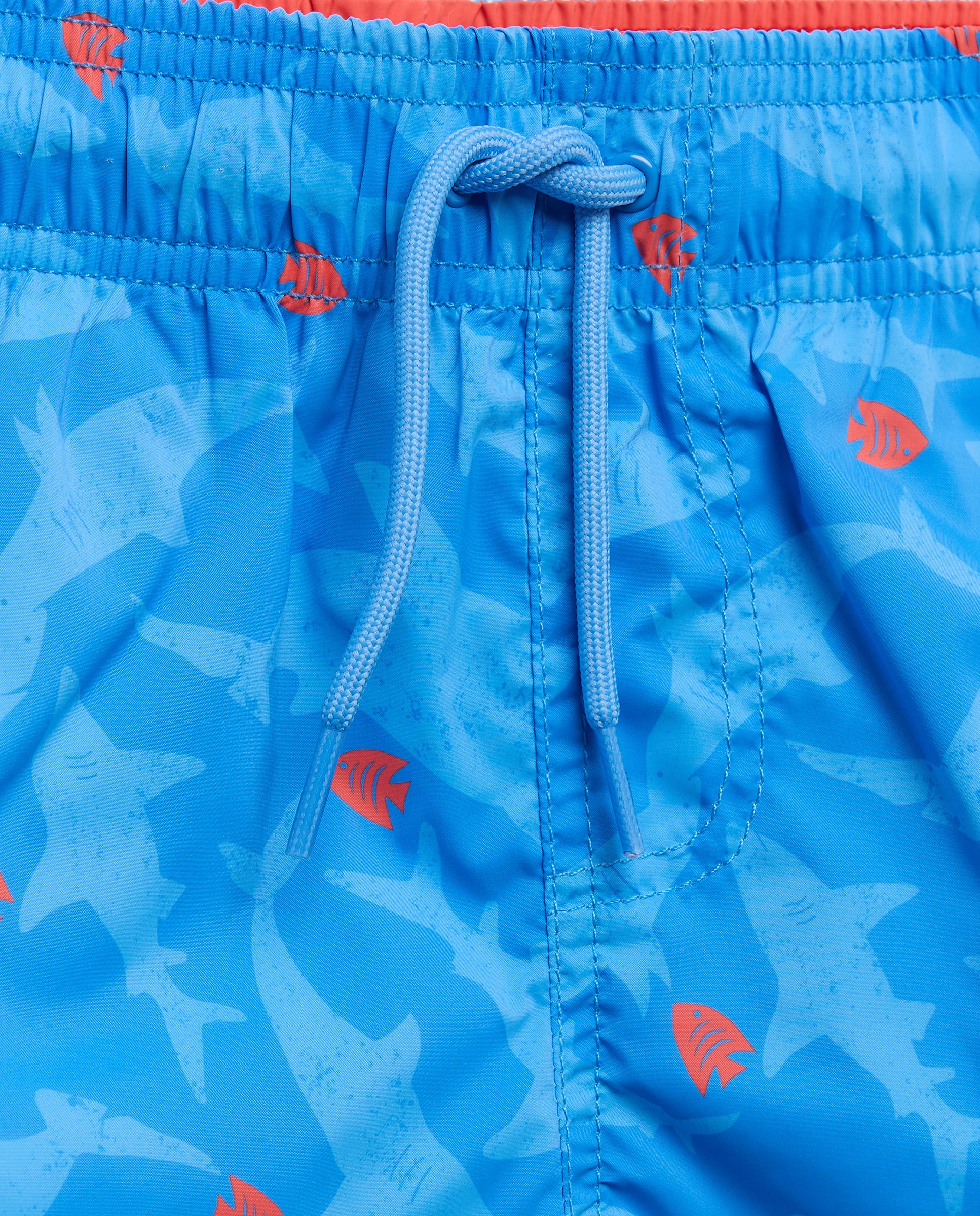 Bañador de algodón bordado de niño - Kids El Corte Inglés - Azul Azul-5