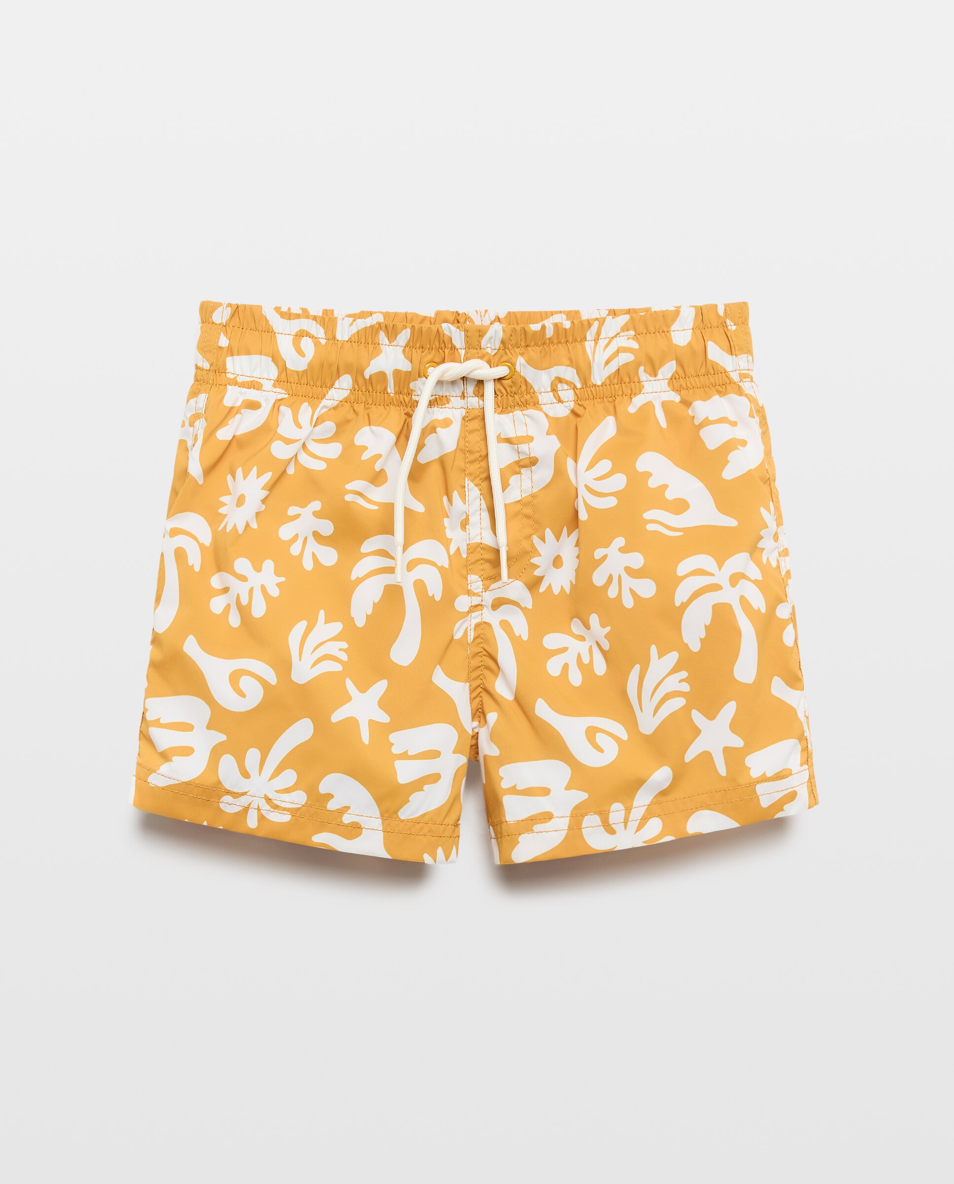 Calções de Banho de Algodão Bordado Kids El Corte Inglés Amarelo-5