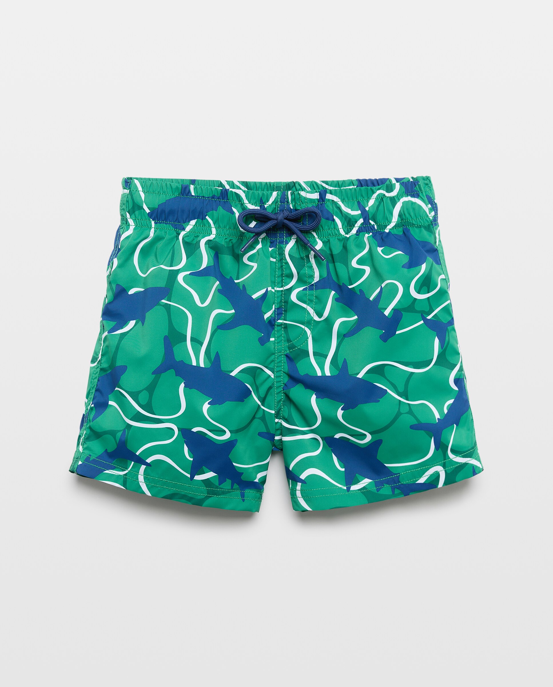 Calções de Banho de Algodão Bordado Kids El Corte Inglés Verde-5