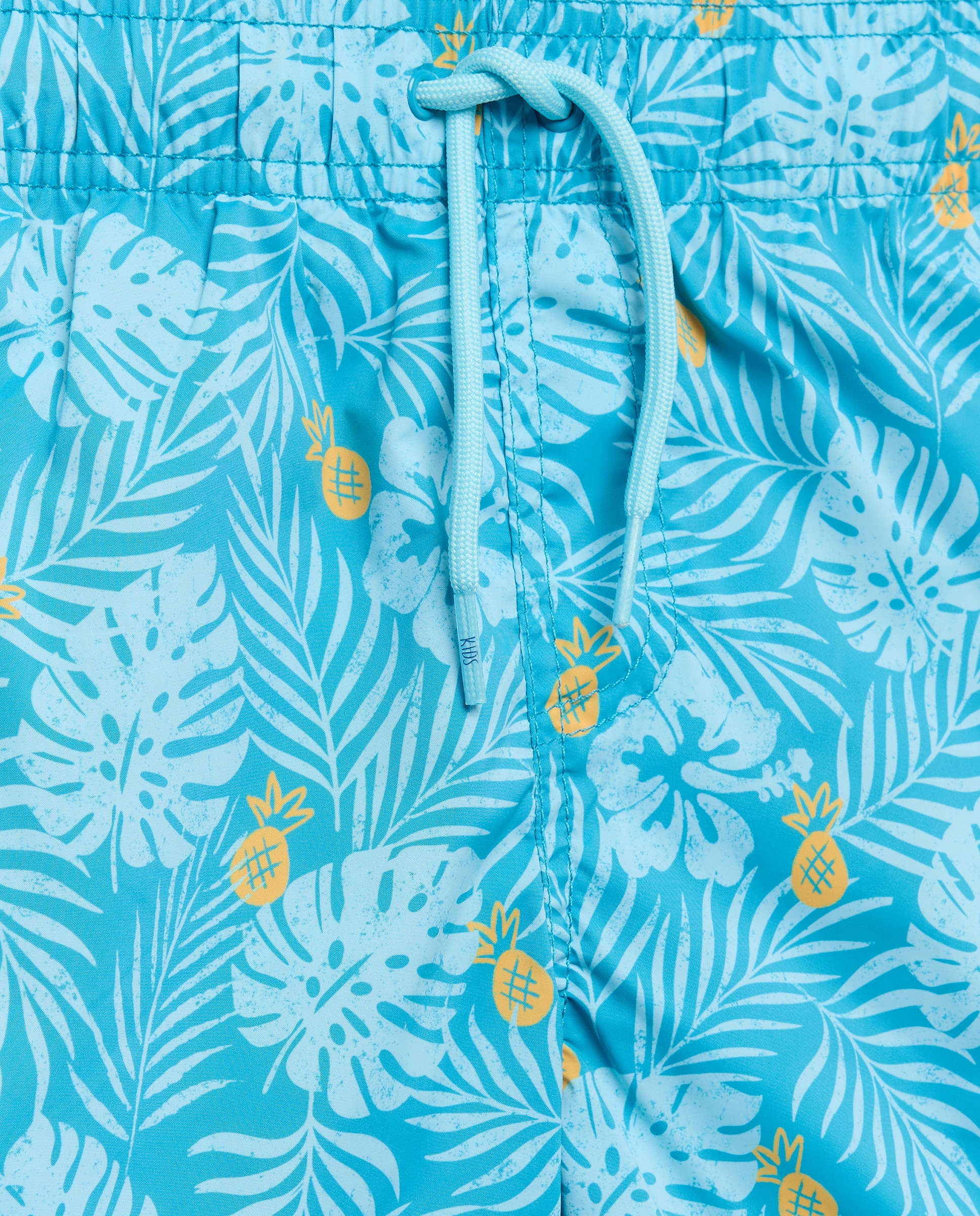 Calções de Banho com Estampado Verde-5