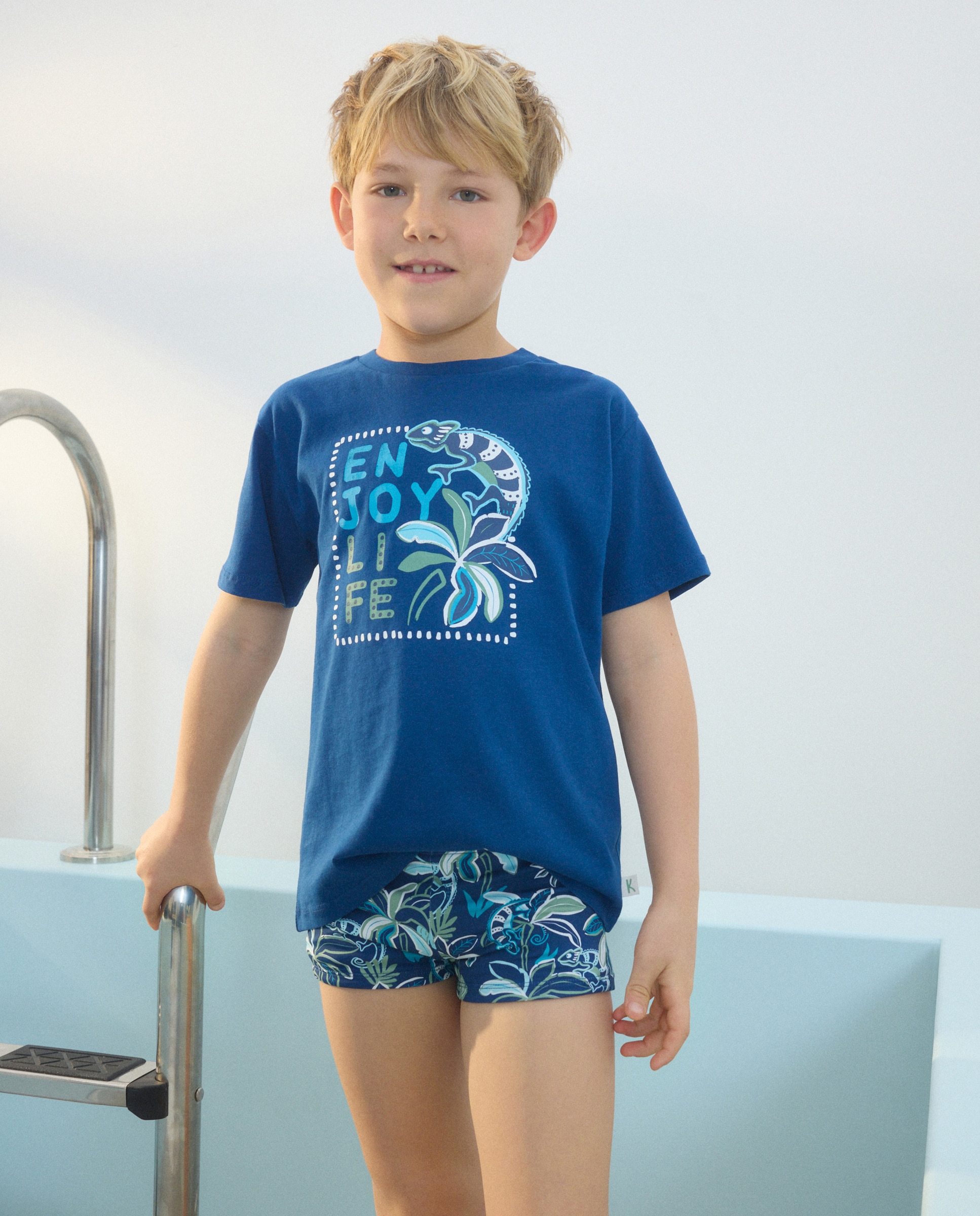 Calções de Banho Kids El Corte Inglés Azul-marinho-2