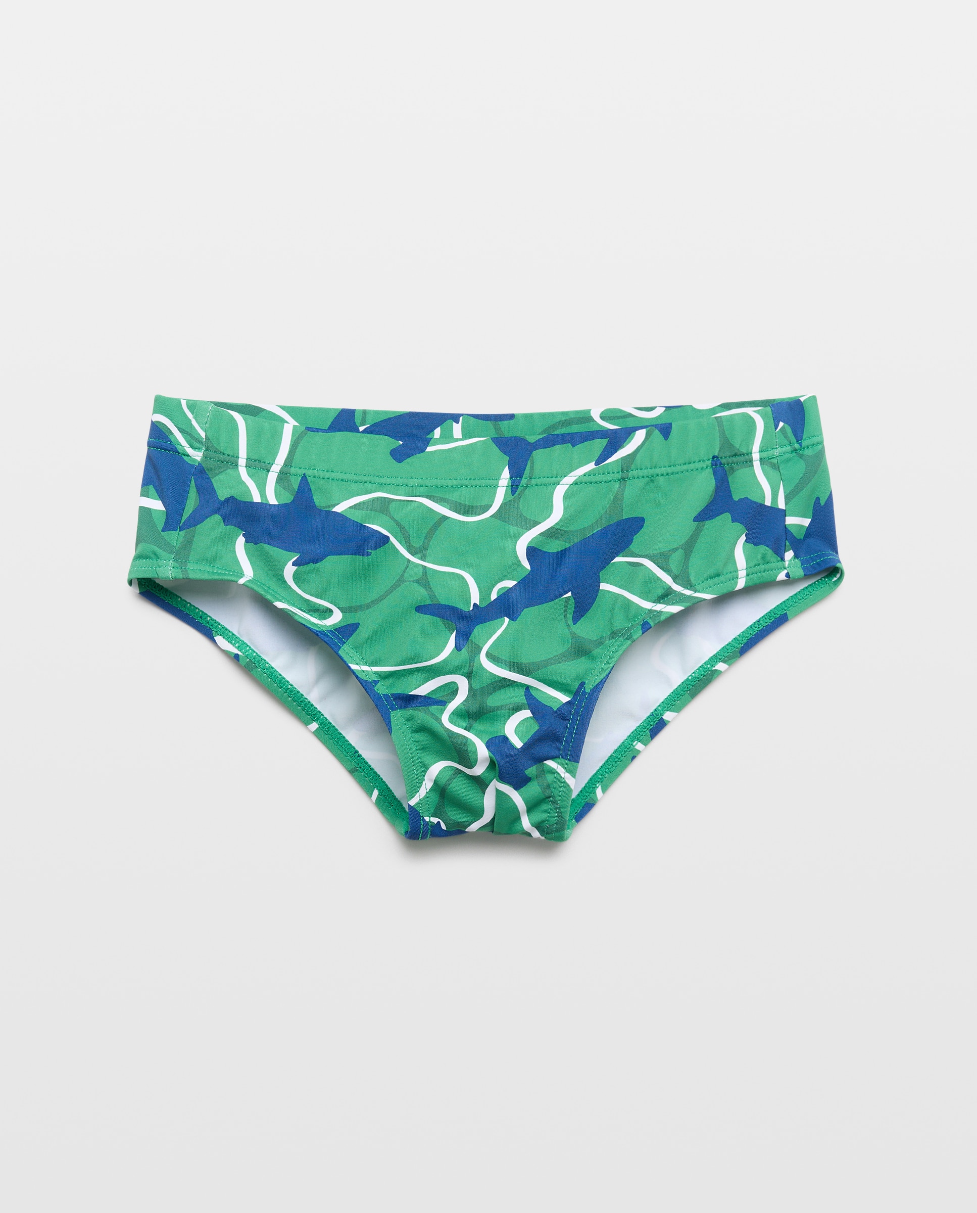 Slip de Banho Joy com Fantasia Verde-4