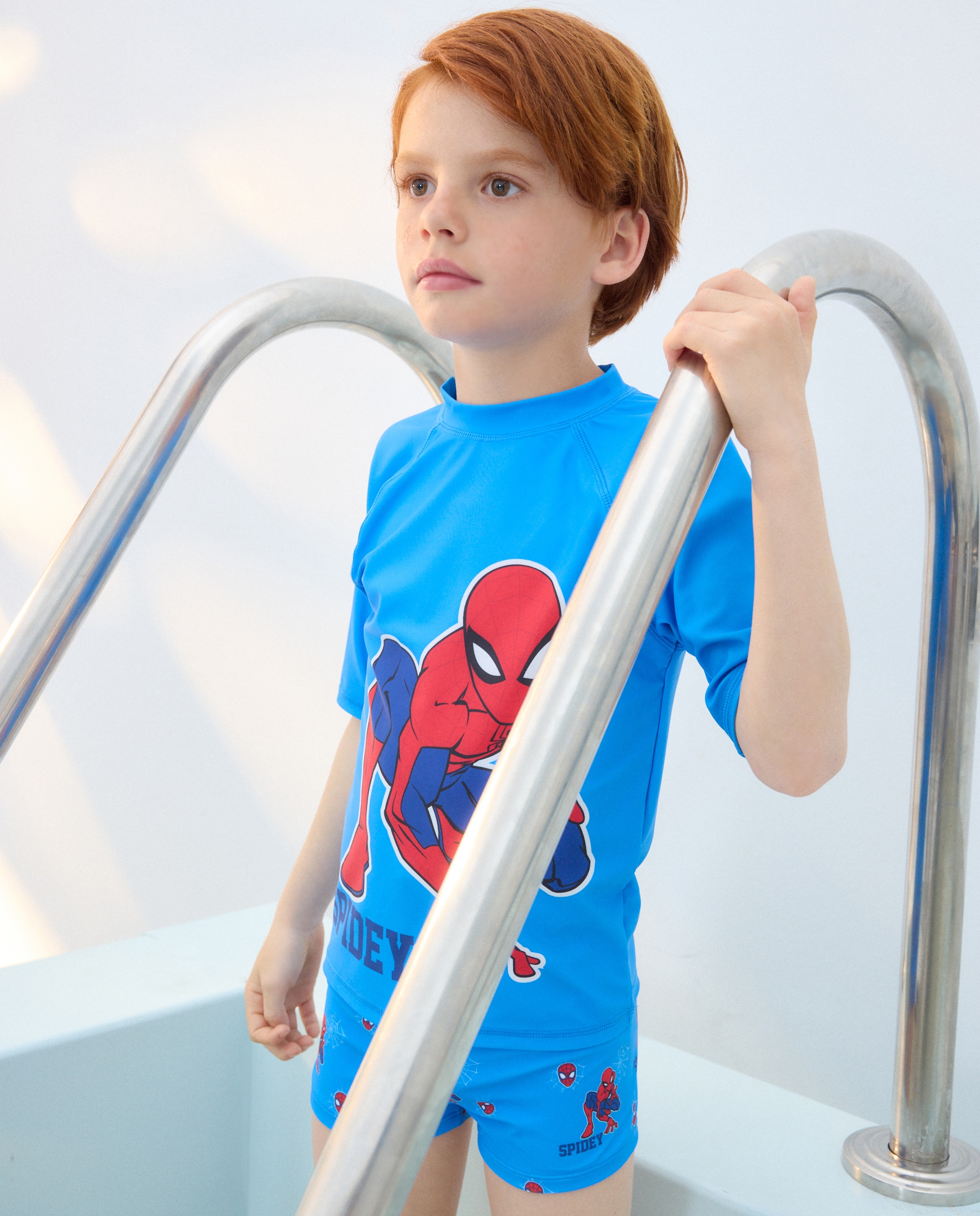 Conjunto de Licenças UPF+50 Homem-Aranha Kids El Corte Inglés Azul-marinho-2