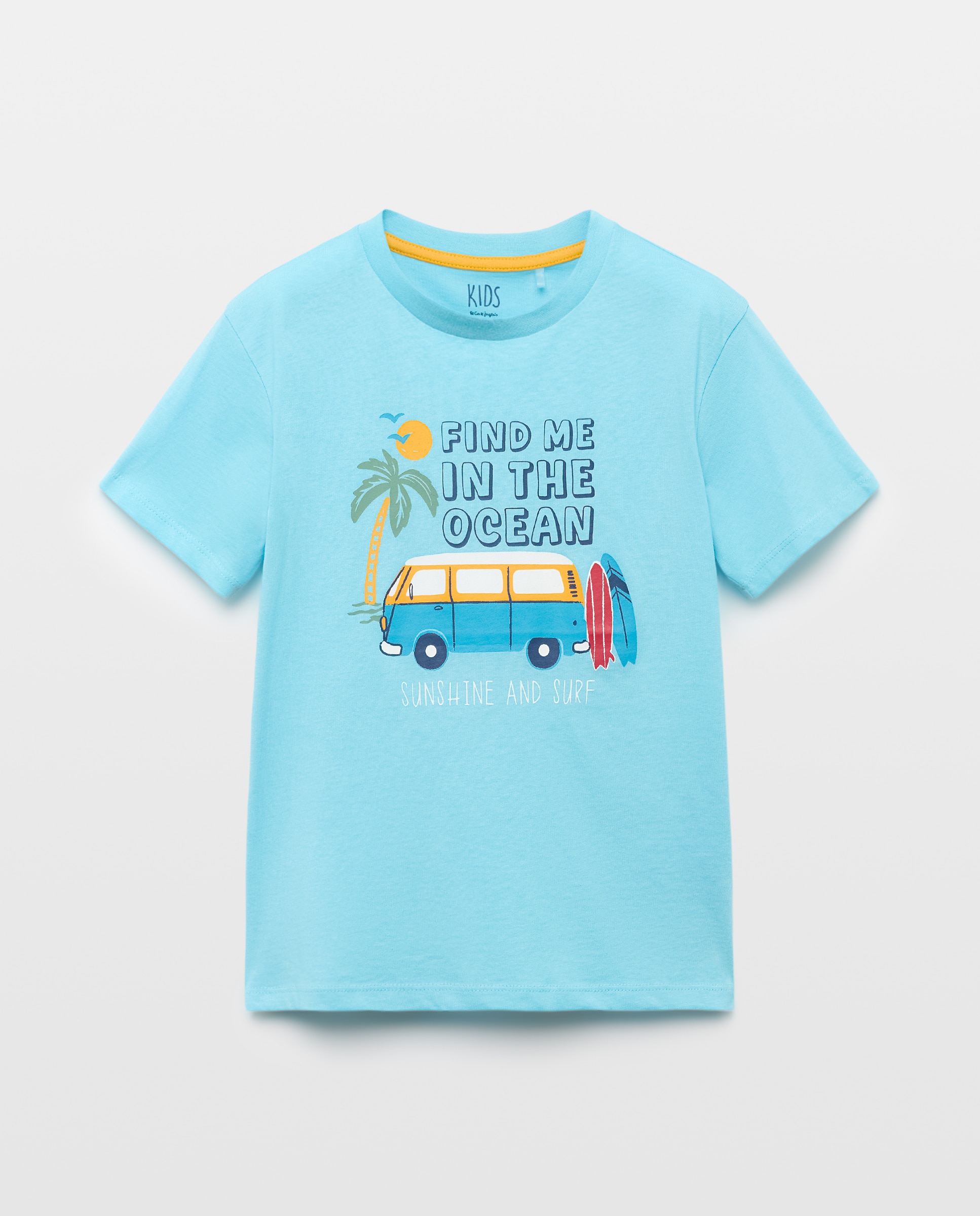 T-shirt de Algodão Joy Surf Kids El Corte Inglés Azul-marinho-4
