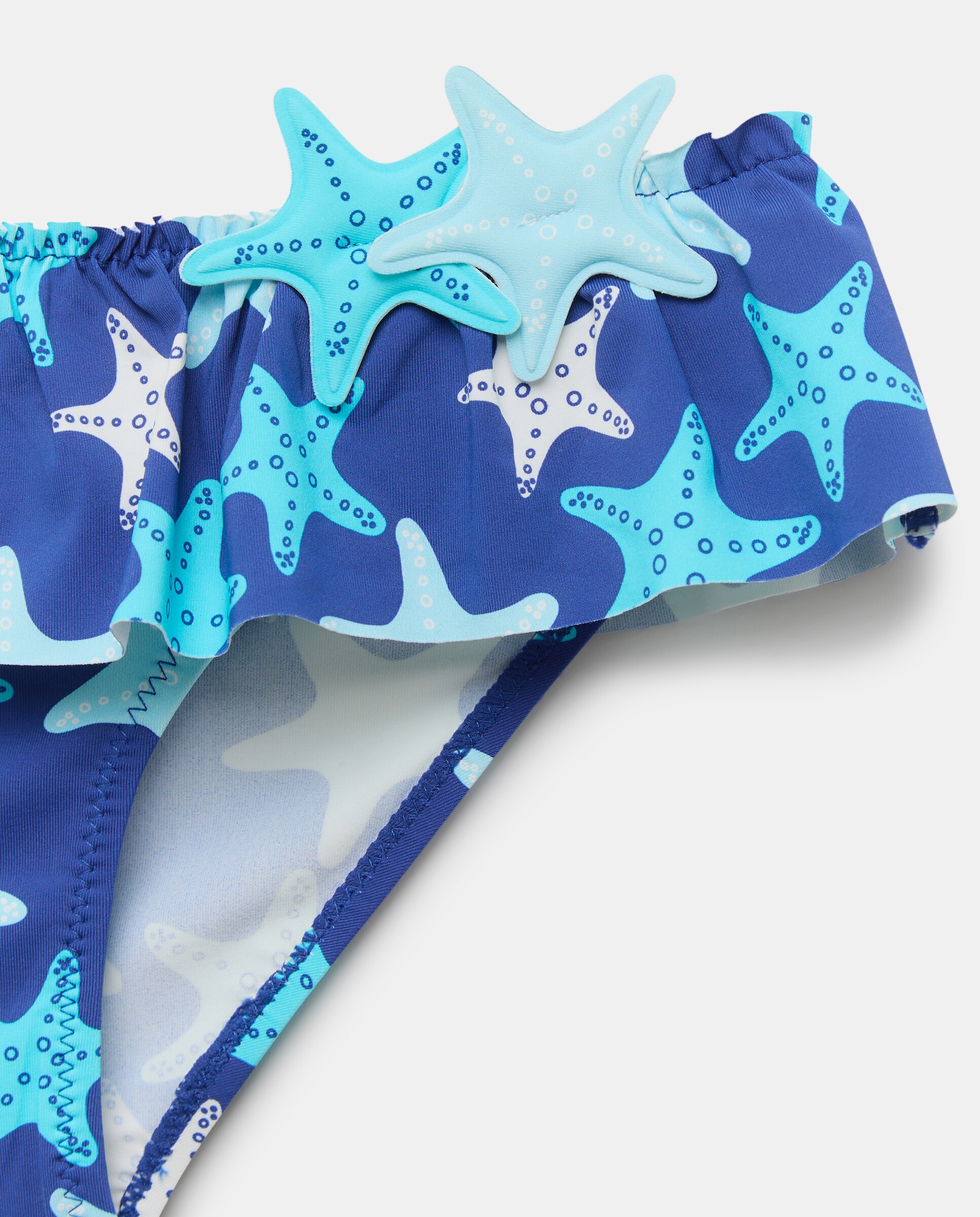 Cueca de Banho com Estrelas-do-Mar Kids El Corte Inglés Azul-3