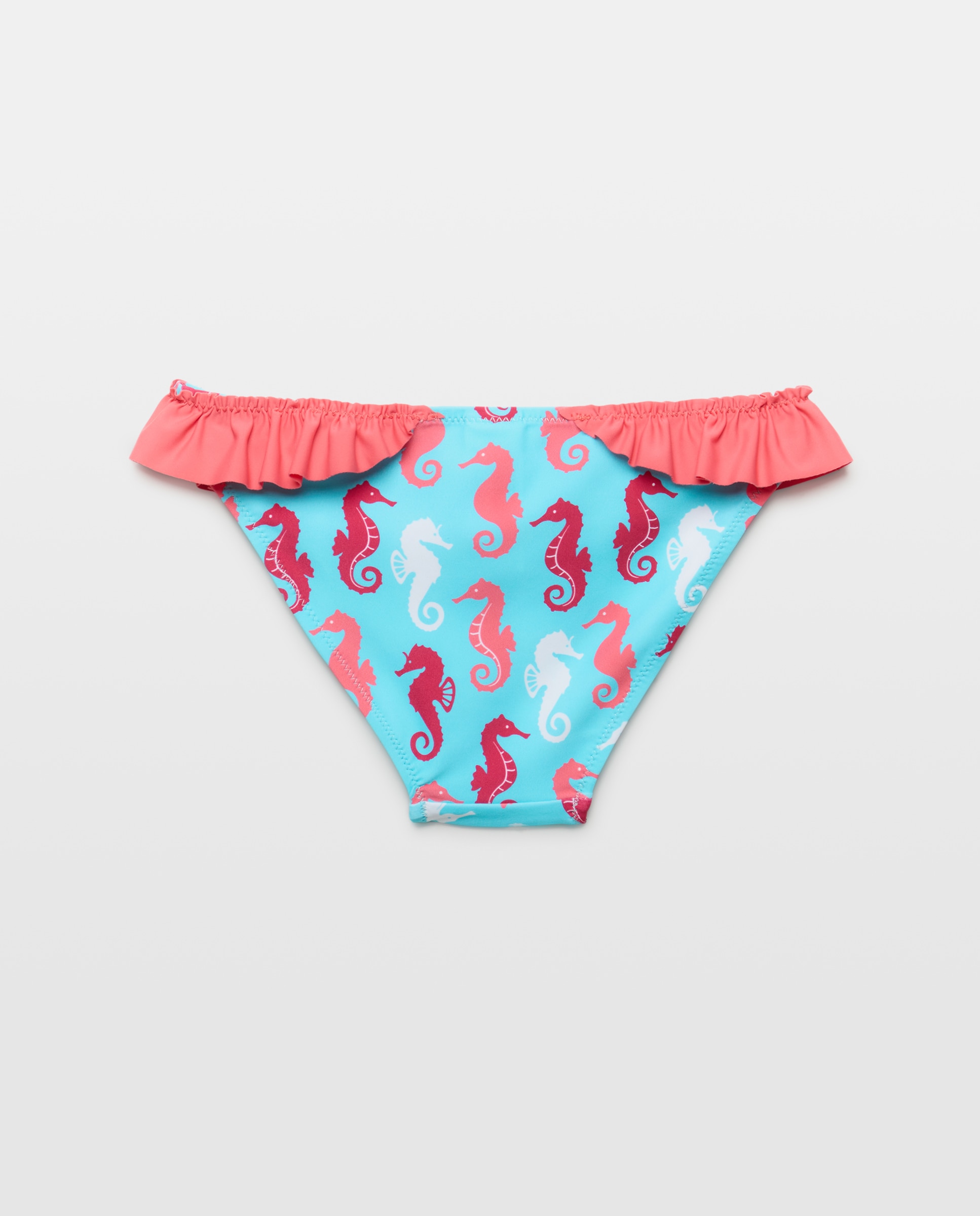 Cueca de Banho Estampada Verde-2