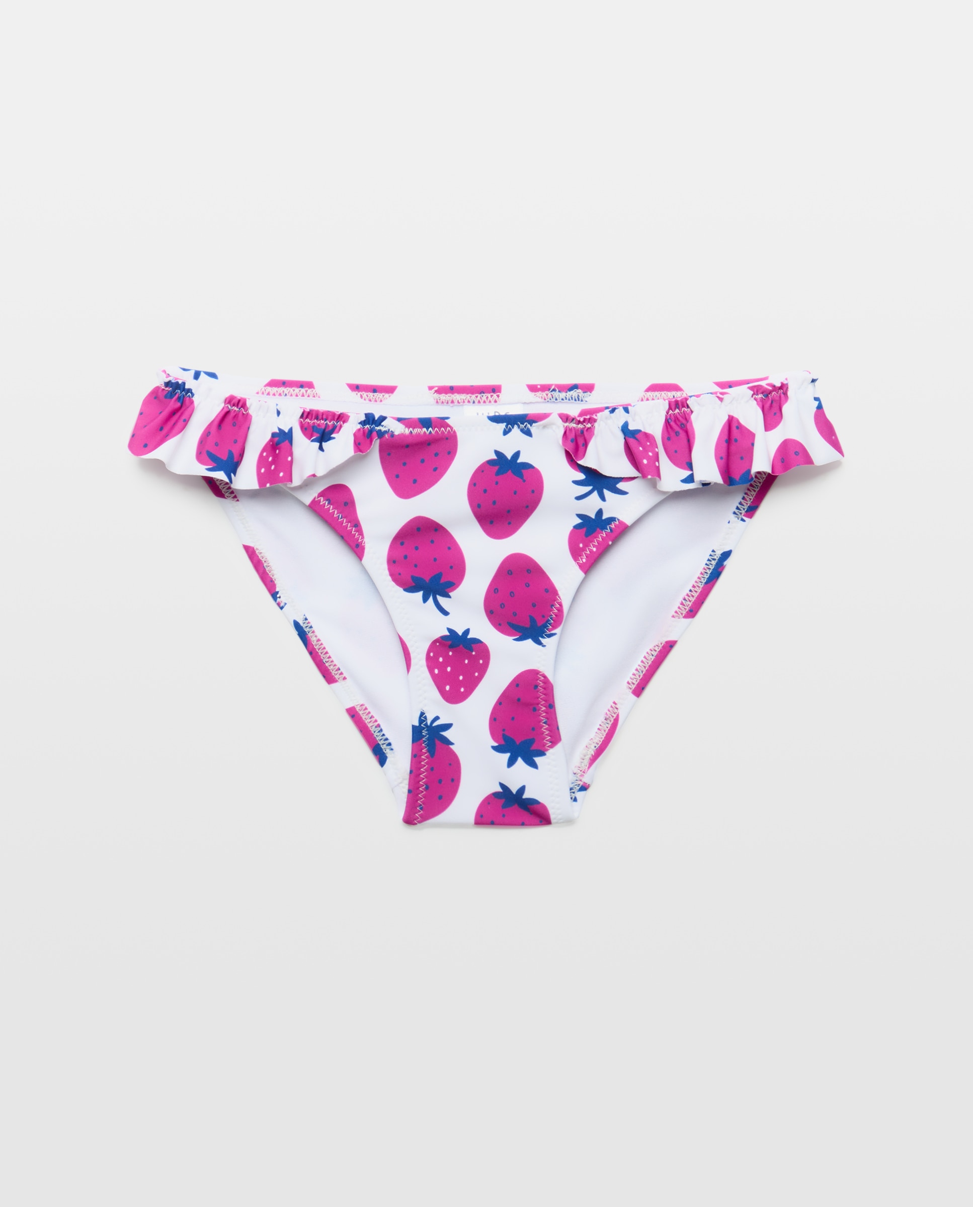 Imagem 0 de Cueca de Banho com All Over Print de Morangos e Folhos