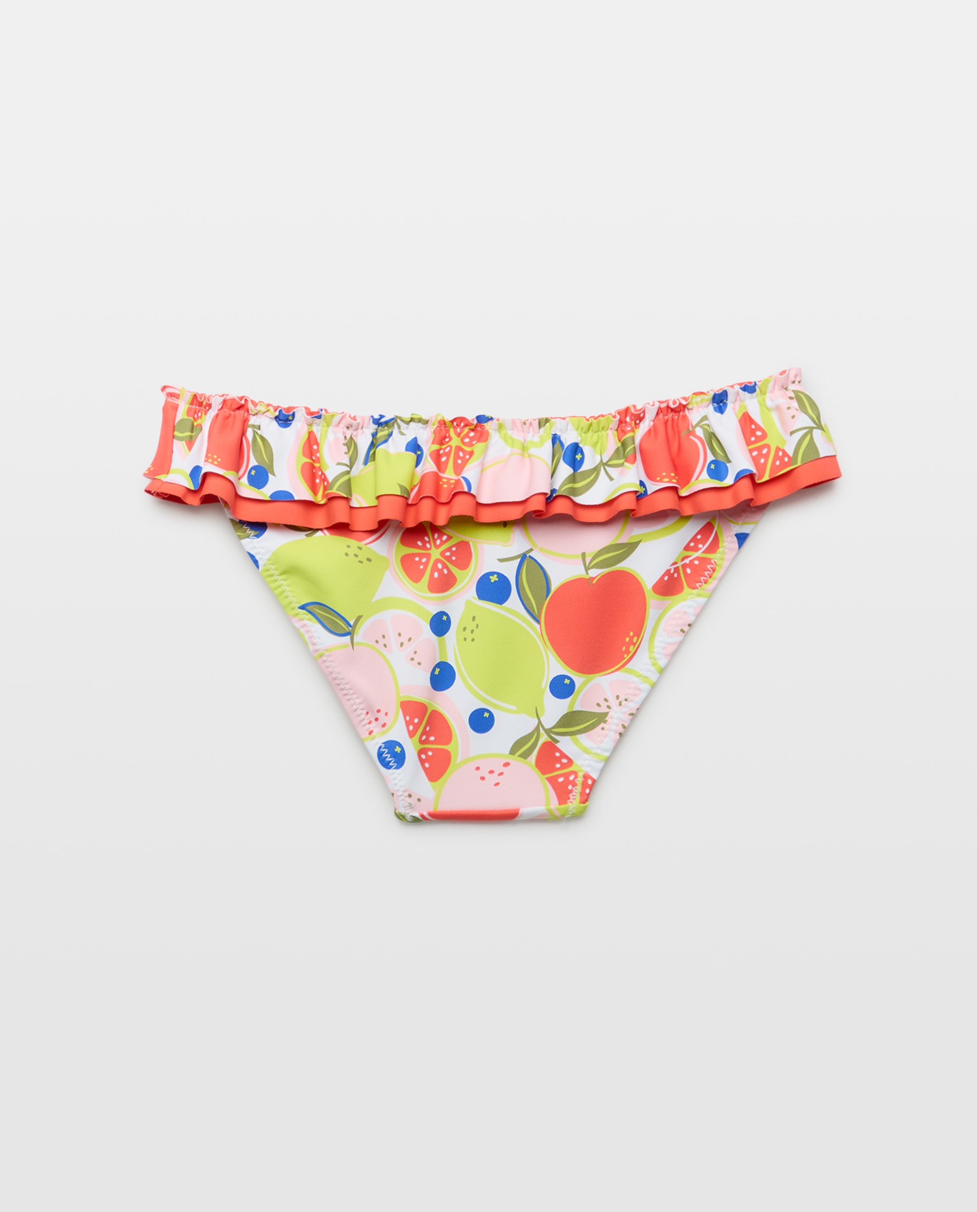 Cueca de Banho Assimétrica às Cores com Frutas Kids El Corte Inglés Multicolor-2