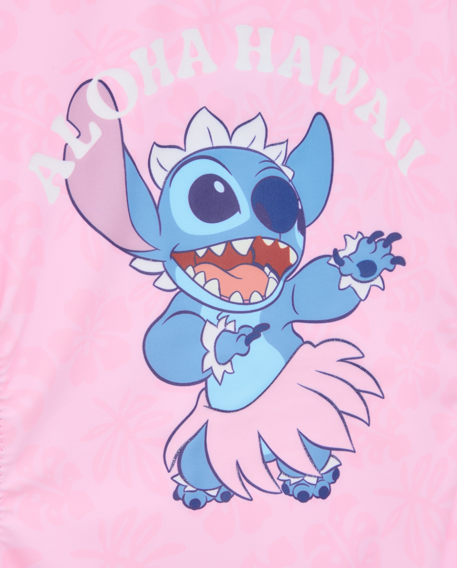 Fato de Banho da Licença Stitch Rosa-2