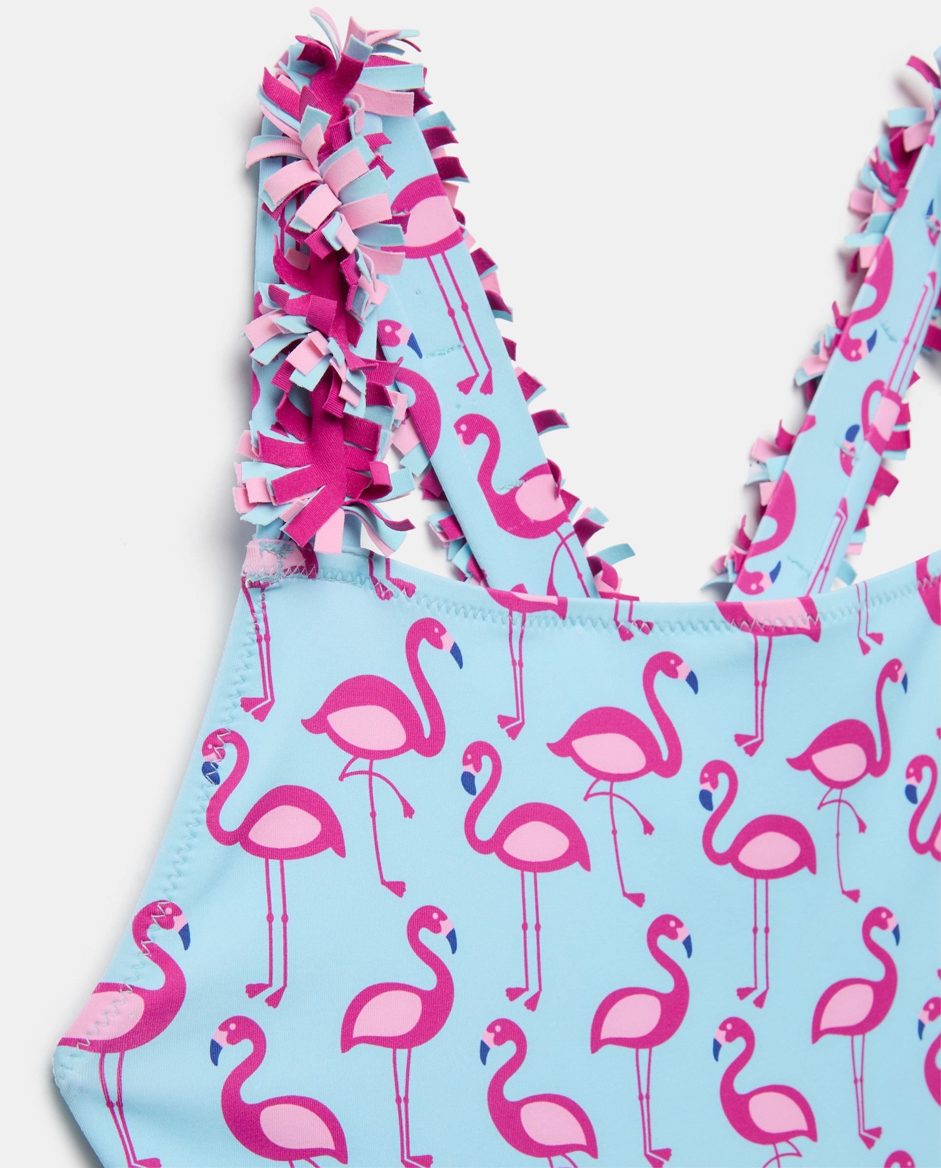 Fato de Banho às Cores com Flamingos Kids El Corte Inglés Verde-5
