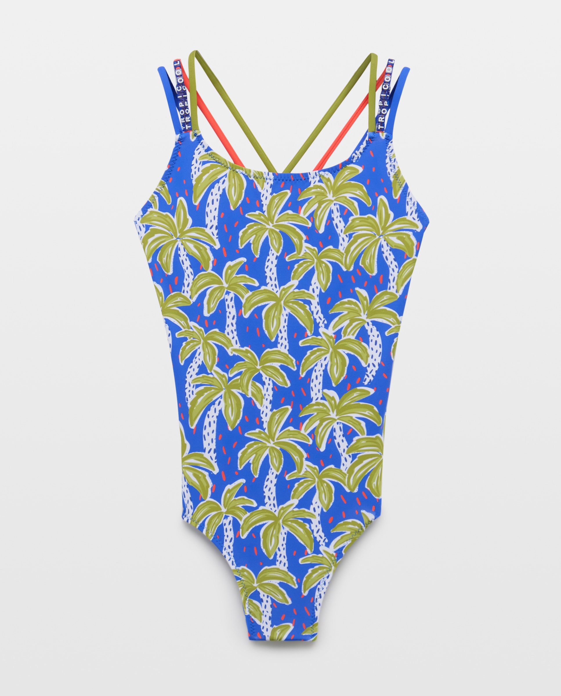 Imagem 0 de Fato de Banho às Cores com Palmeiras Azuis
