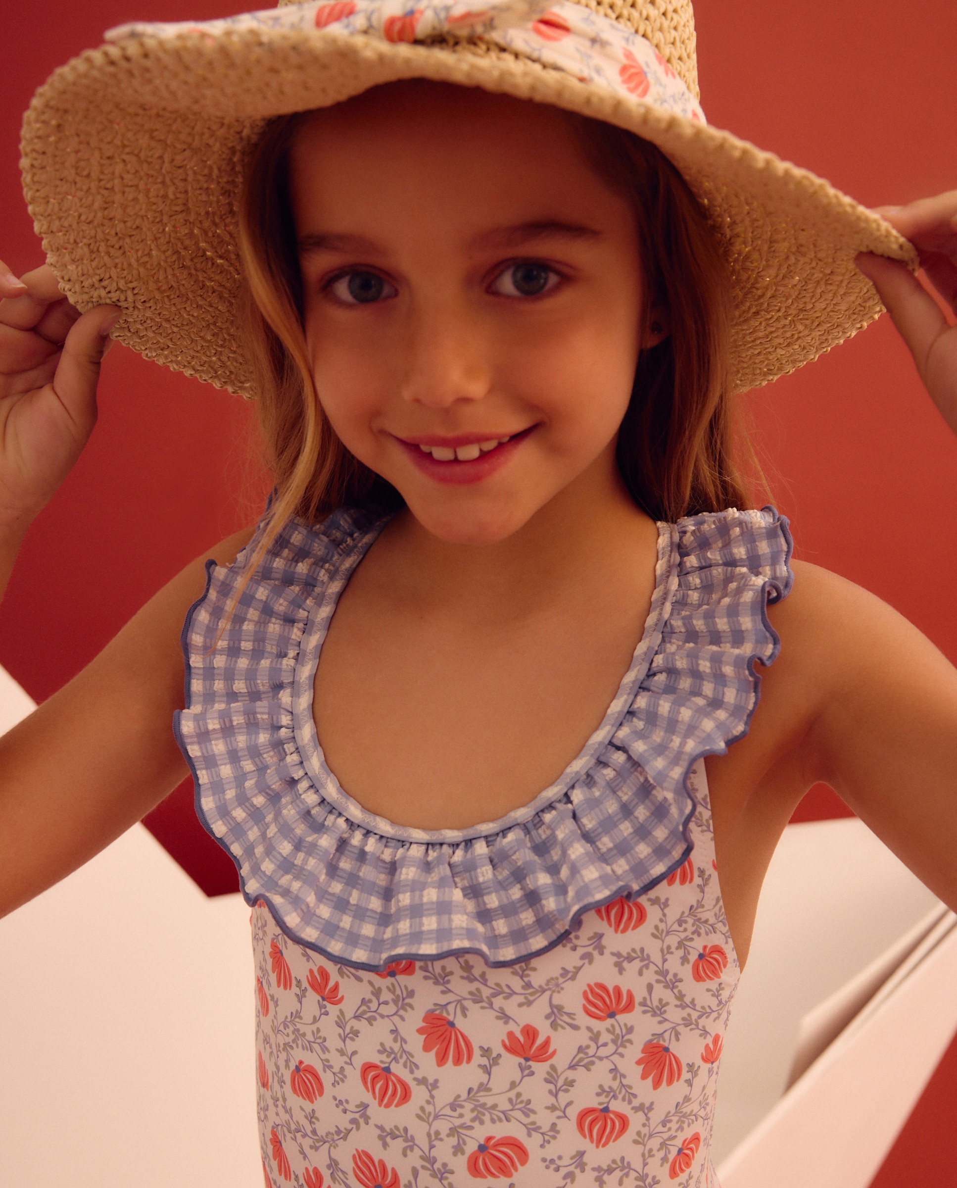 Fato de Banho Garden com Estampado Floral Coconut El Corte Inglés Branco-2