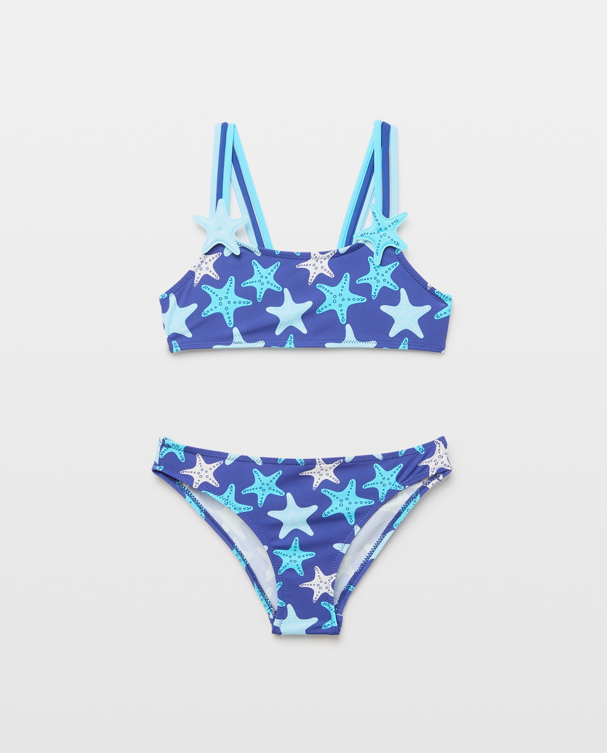 Biquíni com Estrelas-do-Mar Kids El Corte Inglés Azul-4